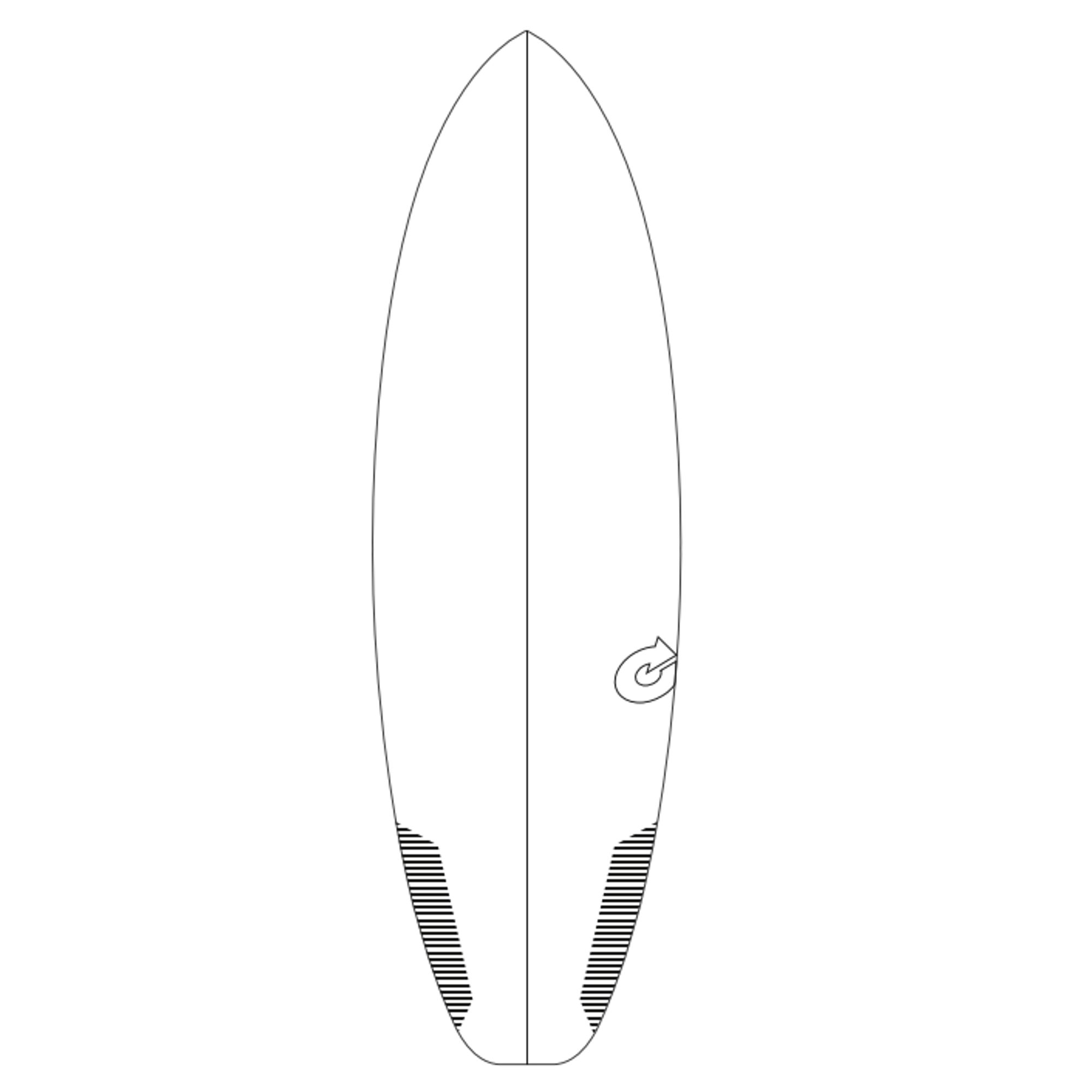 Surfboard TORQ TEC DLS 6.0
