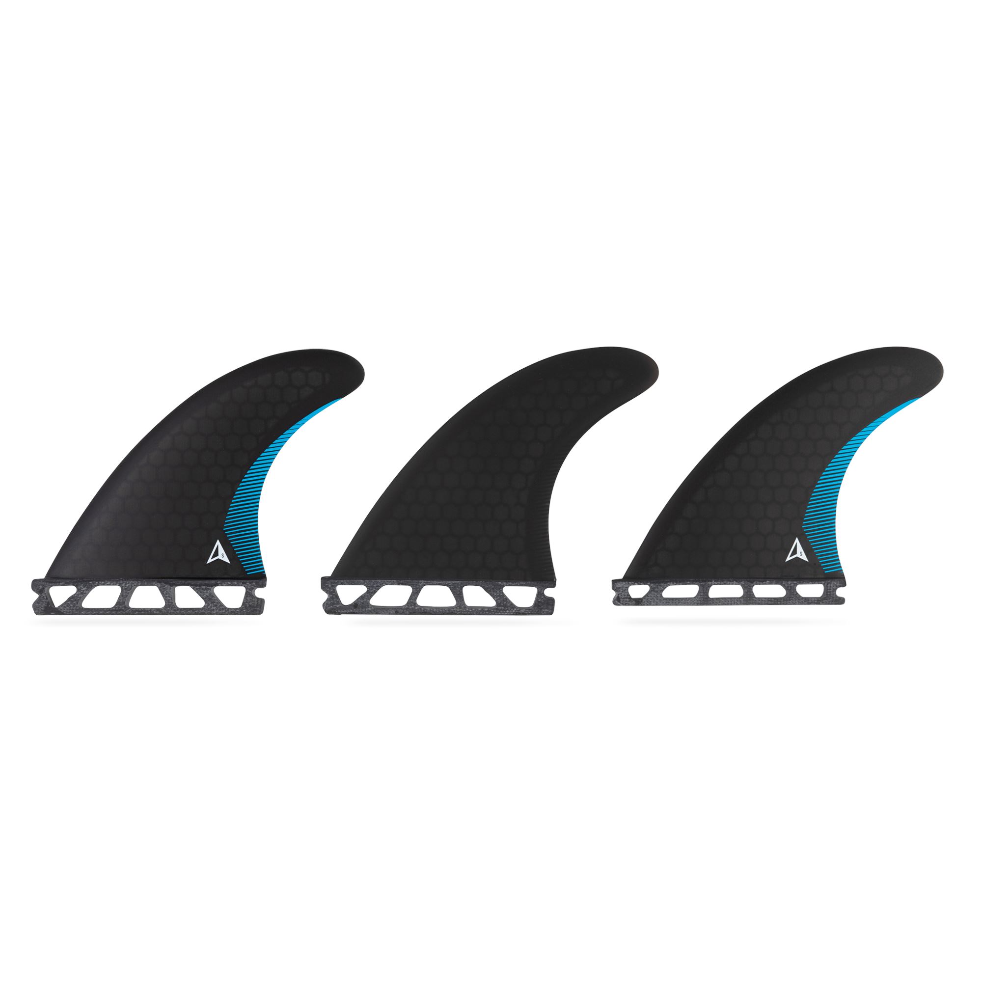 ROAM Thruster Fin Set Performer Small one tab Schw 