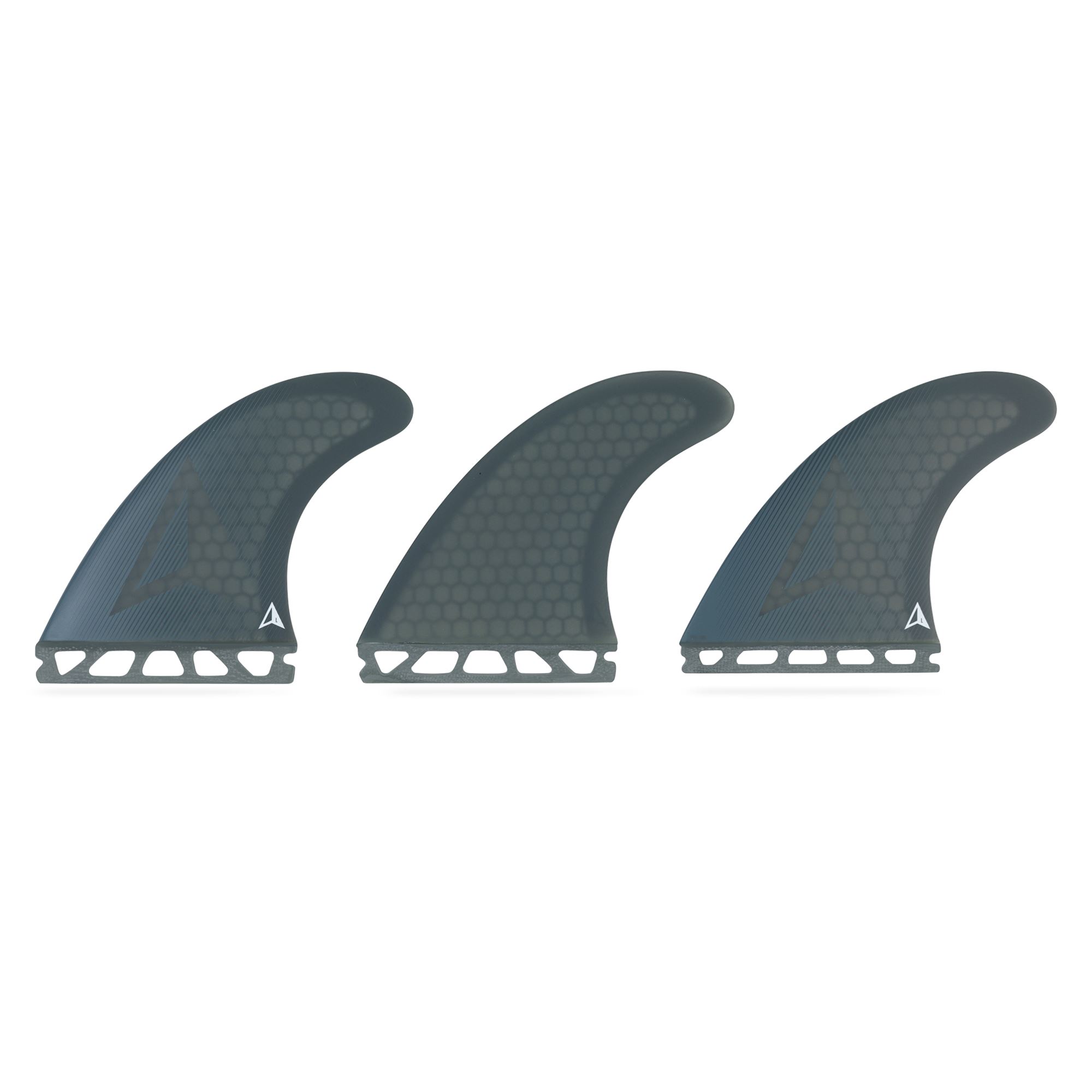 ROAM Thruster Fin Set Allround Large one tab Smoke ROAM Thruster Fin Set Allround Large one tab Smoke
