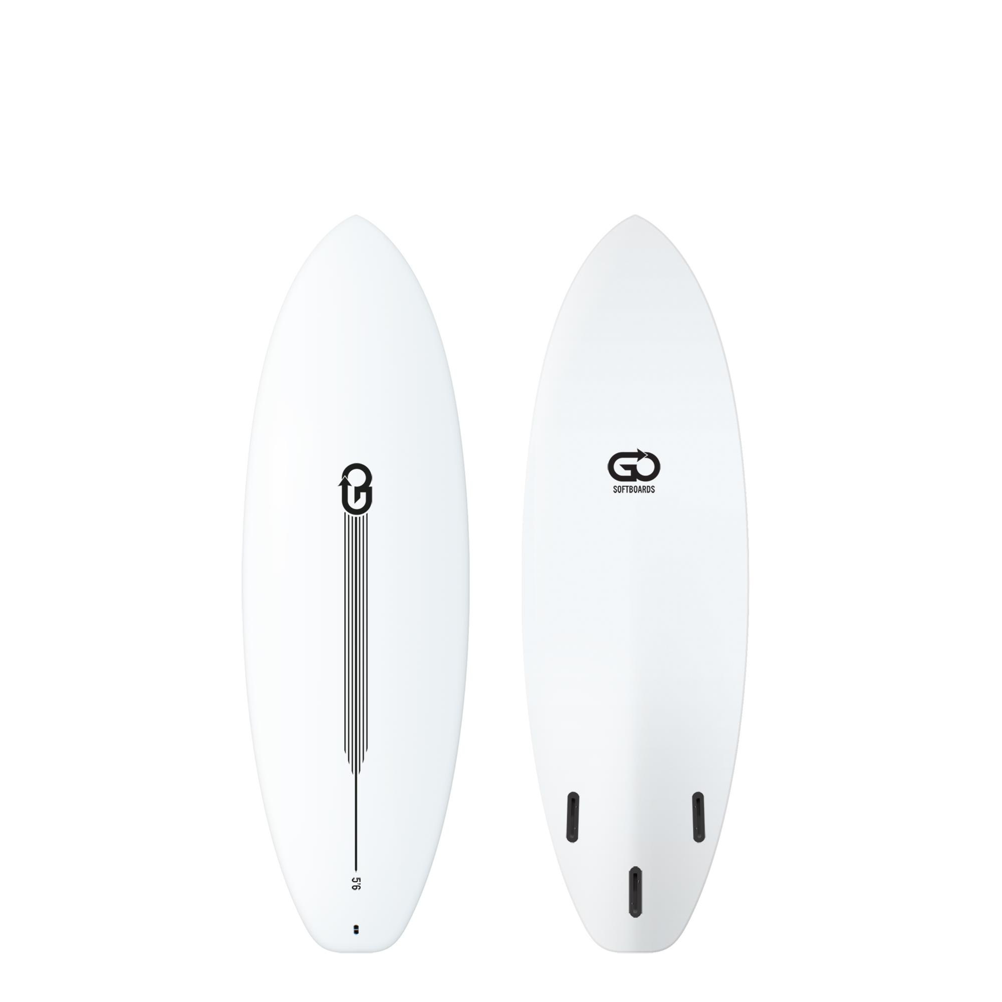 GO Softboard 5.6 Surf Range Soft Top Surfboard 