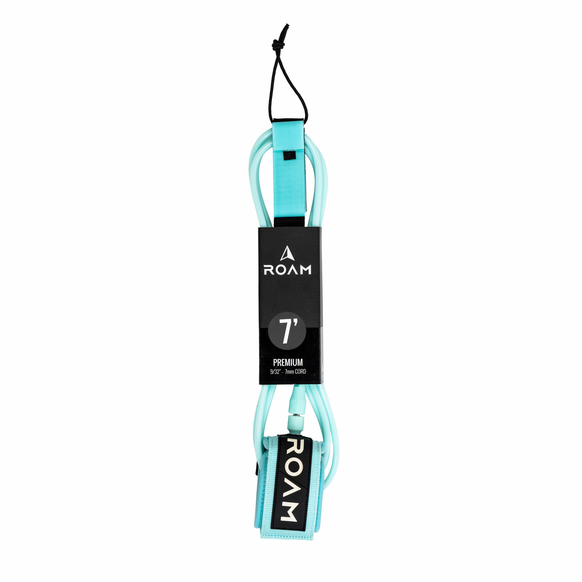 ROAM Surfboard Leash Premium 7.0 Lite Teal 213cm 7mm