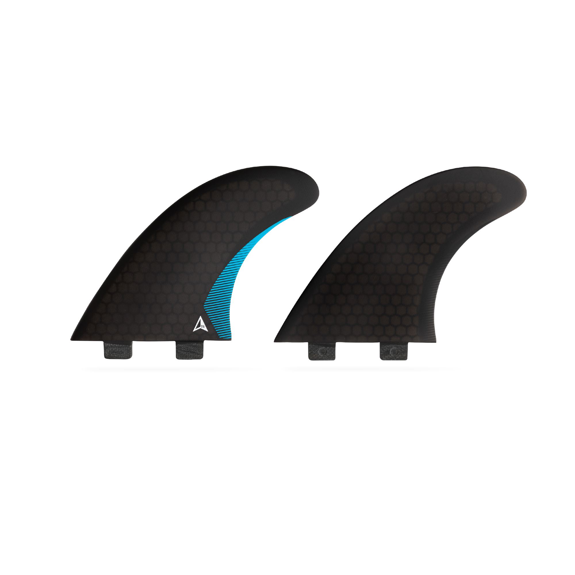 ROAM Twin Fin Set Medium two tab black ROAM Twin Fin Set Medium two tab black