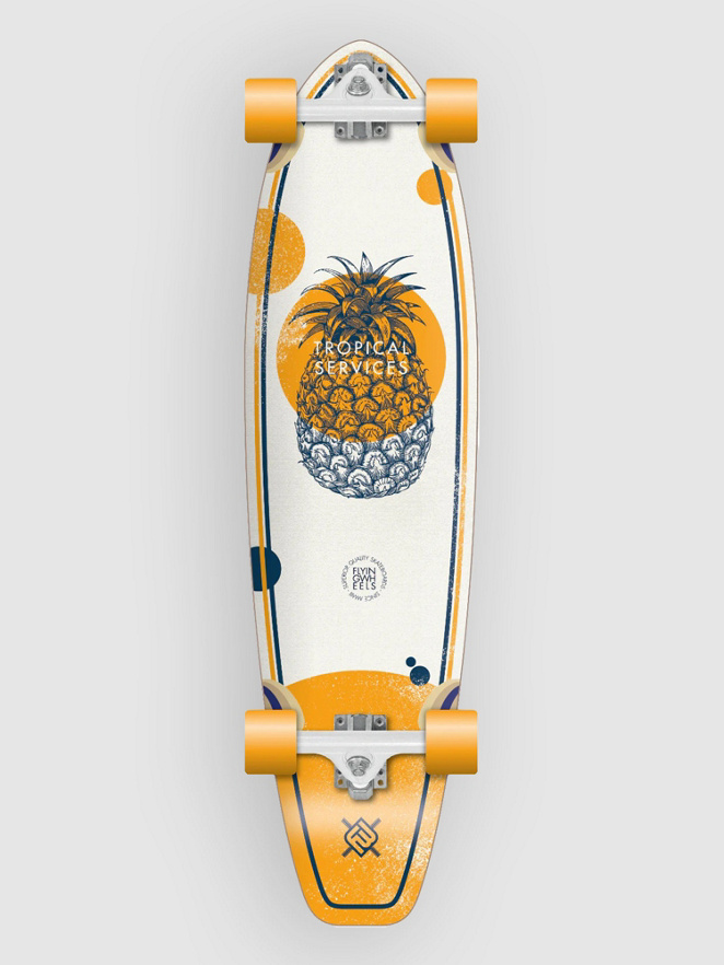 Flying Wheels Carving Skateboard 35 Tropical -SALE-