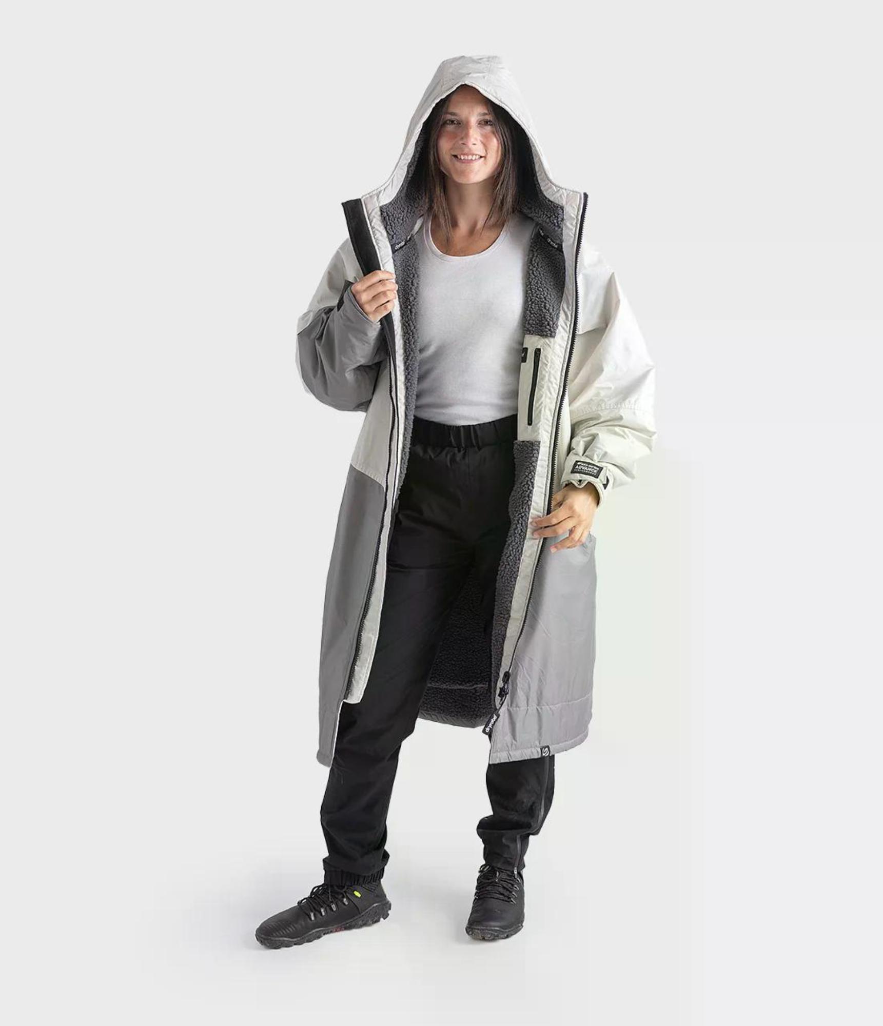 DRYROBE Advance Long Sleeve L Stone Waterproof Outdoor Changing Robe