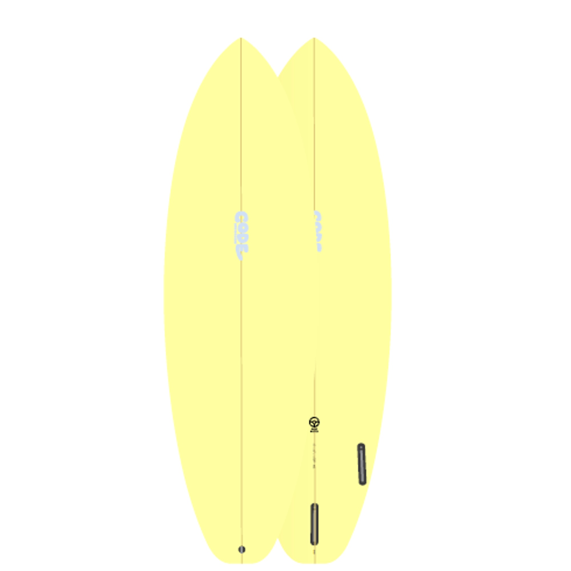 Surfboard CODE Epoxy 6.0 Daily Driver Gelb