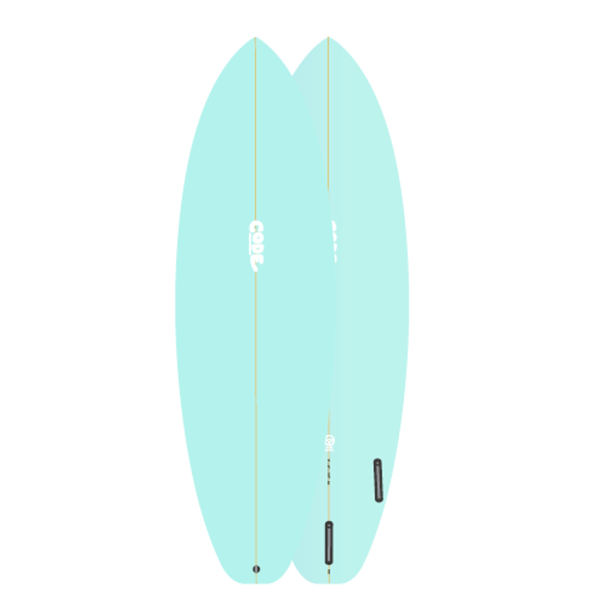 Surfboard CODE Epoxy 6.4 Daily Driver Lagoon
