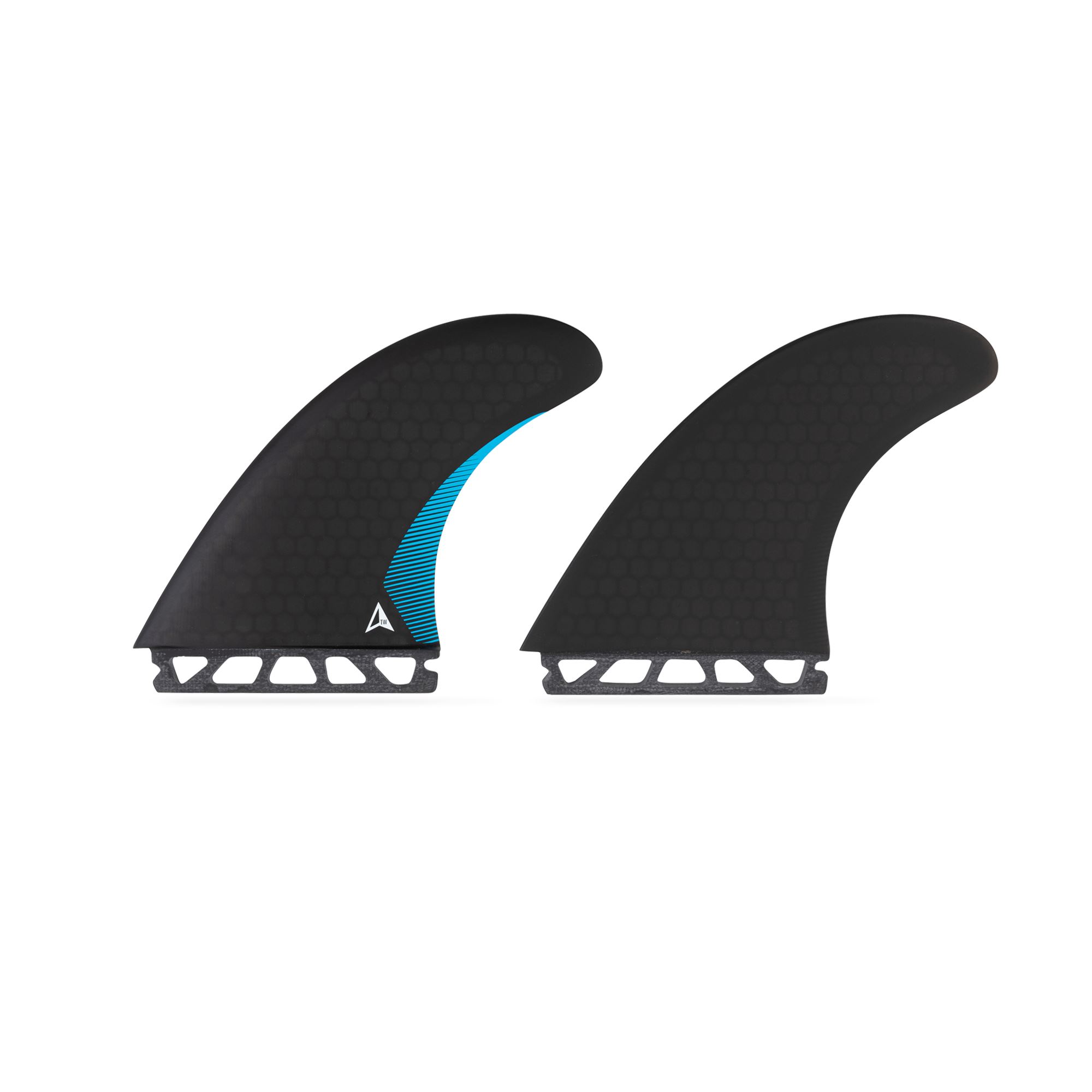 ROAM Twin Fin Set Medium one tab Schwarz ROAM Twin Fin Set Medium one tab Schwarz