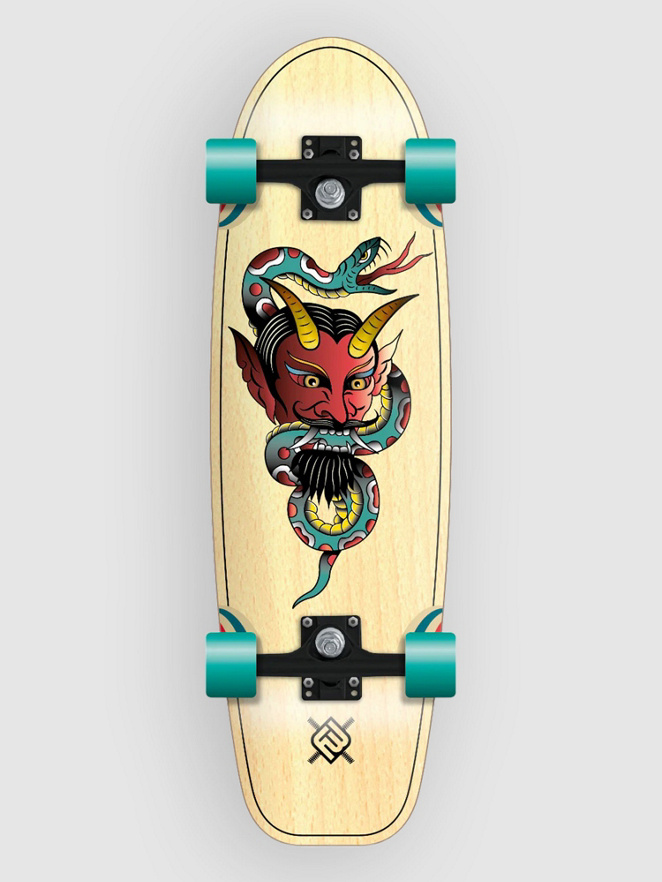 Flying Wheels Street Pool Skateboard 29.25 Hannya -SALE-
