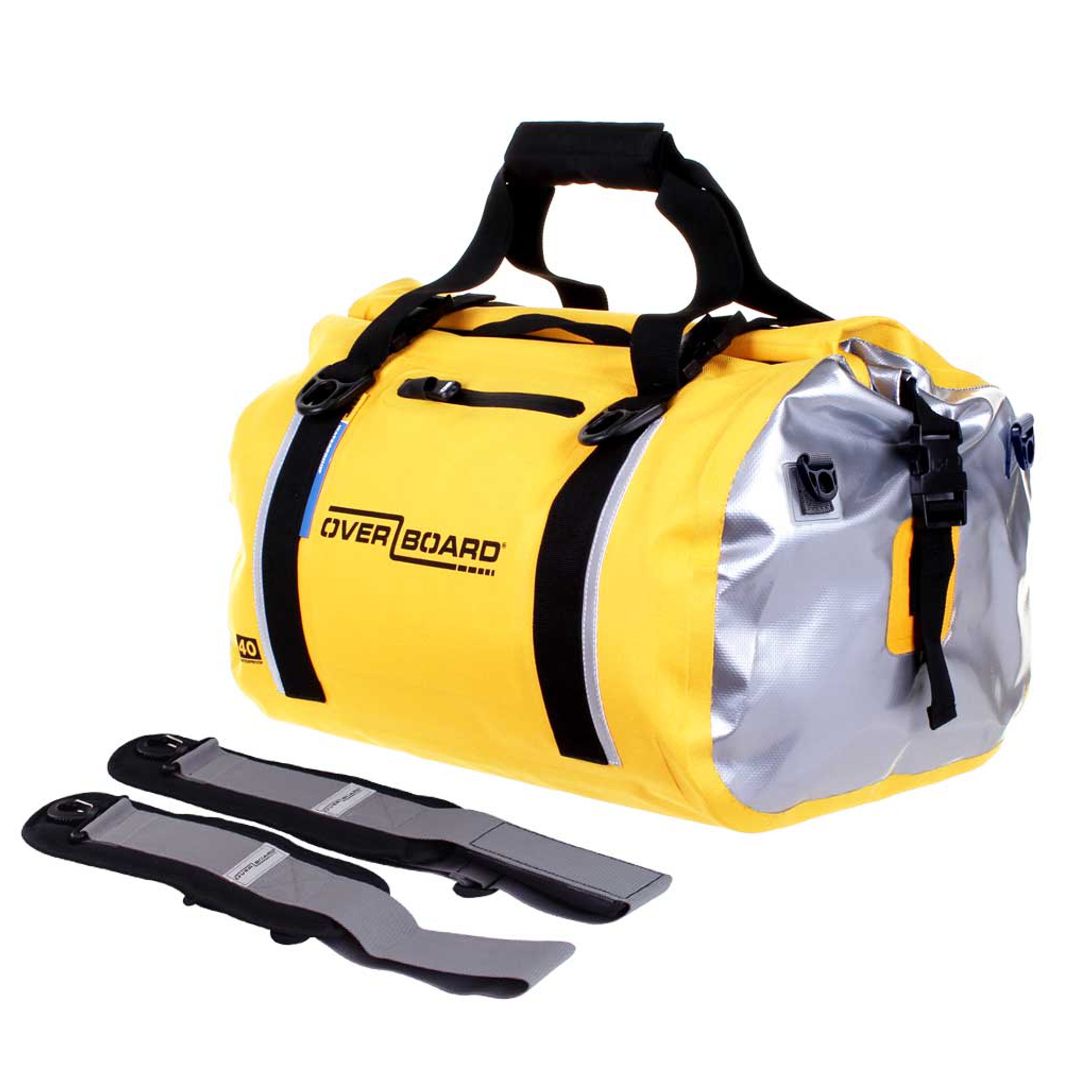 Overboard Waterproof Duffel Bag 40 Liters Yellow Classic