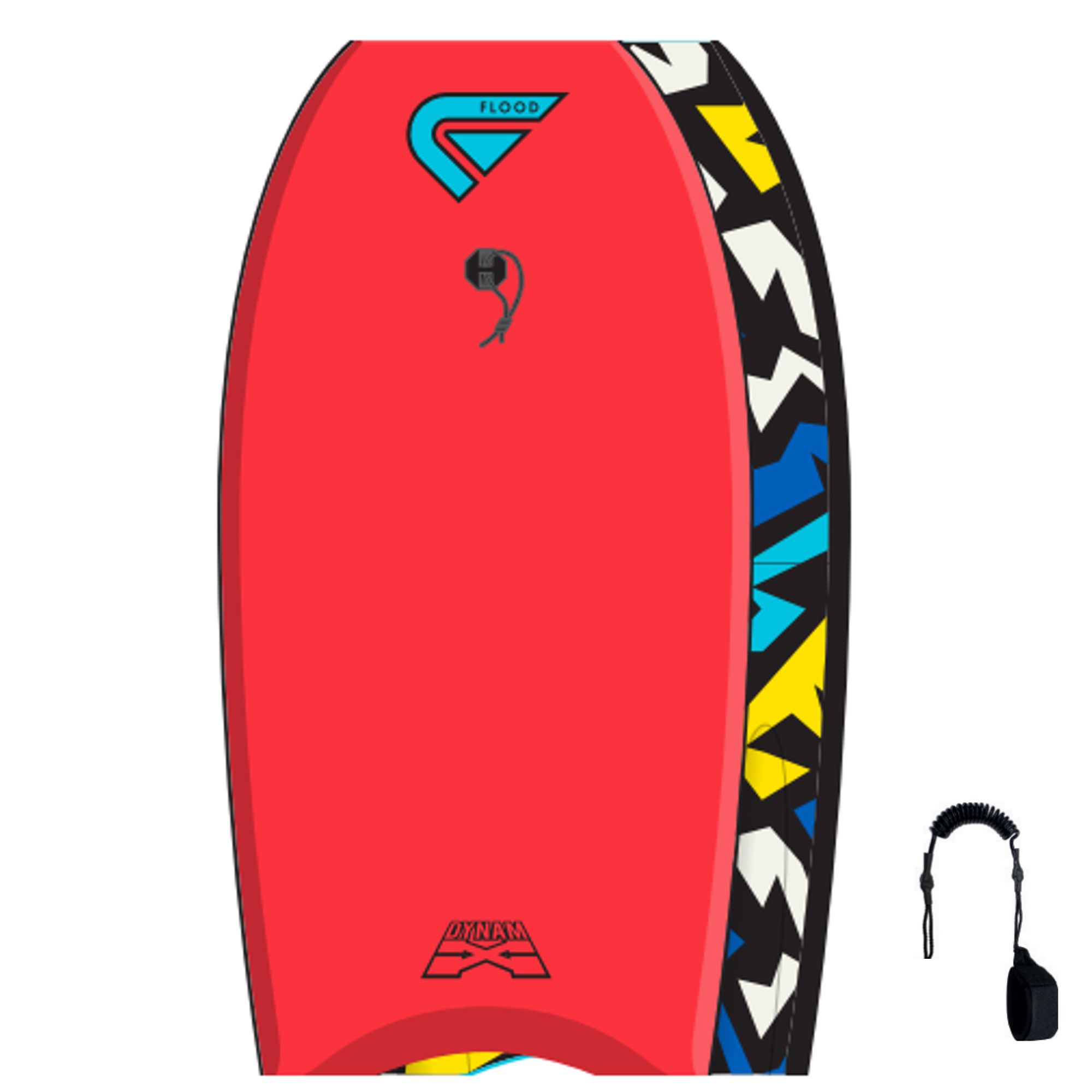 FLOOD Bodyboard Dynamx Stringer 40 Red Tribe II 