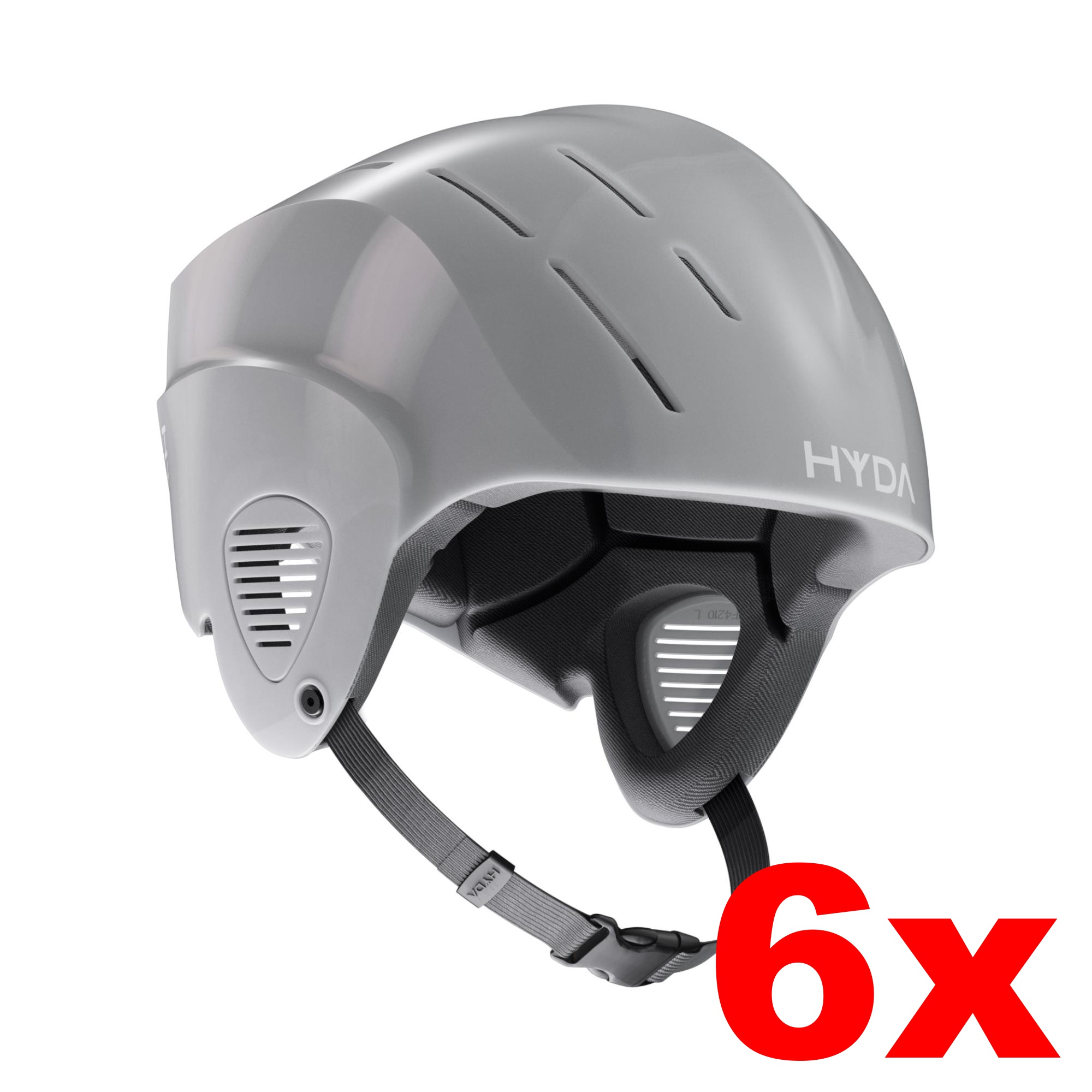 HYDA Coanda Core Helm M Grey 6 Stück 