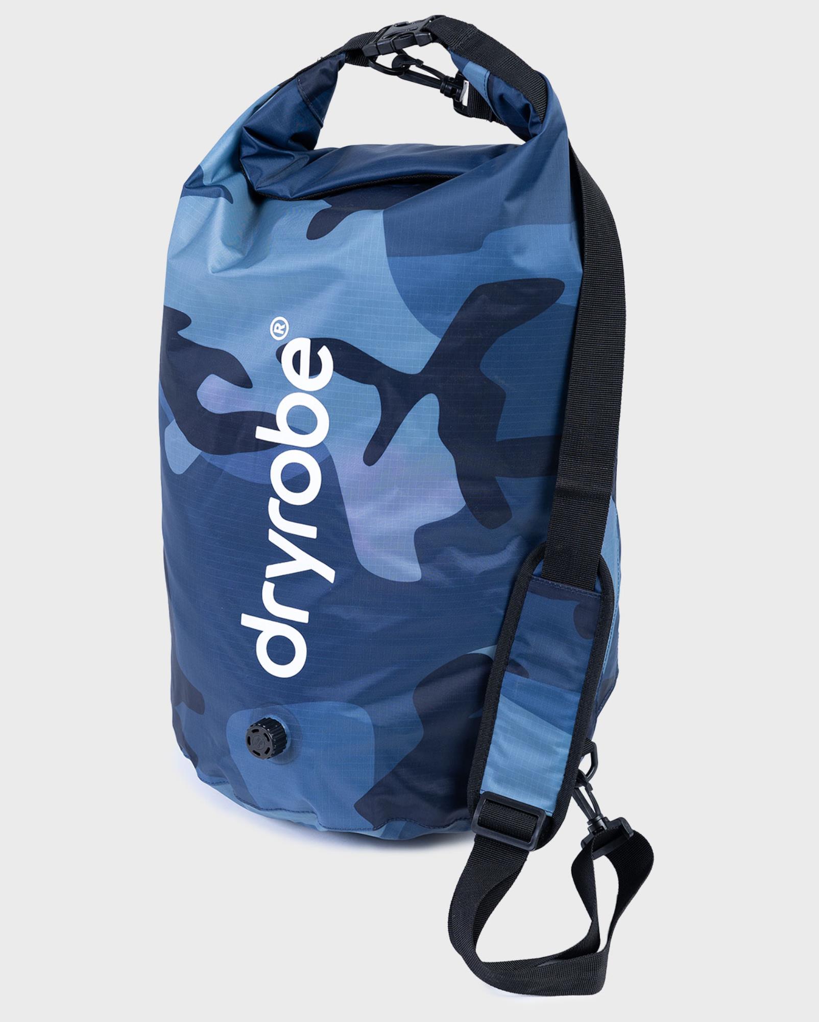 DRYROBE Compression Bag waterproof Blue Camo Blue