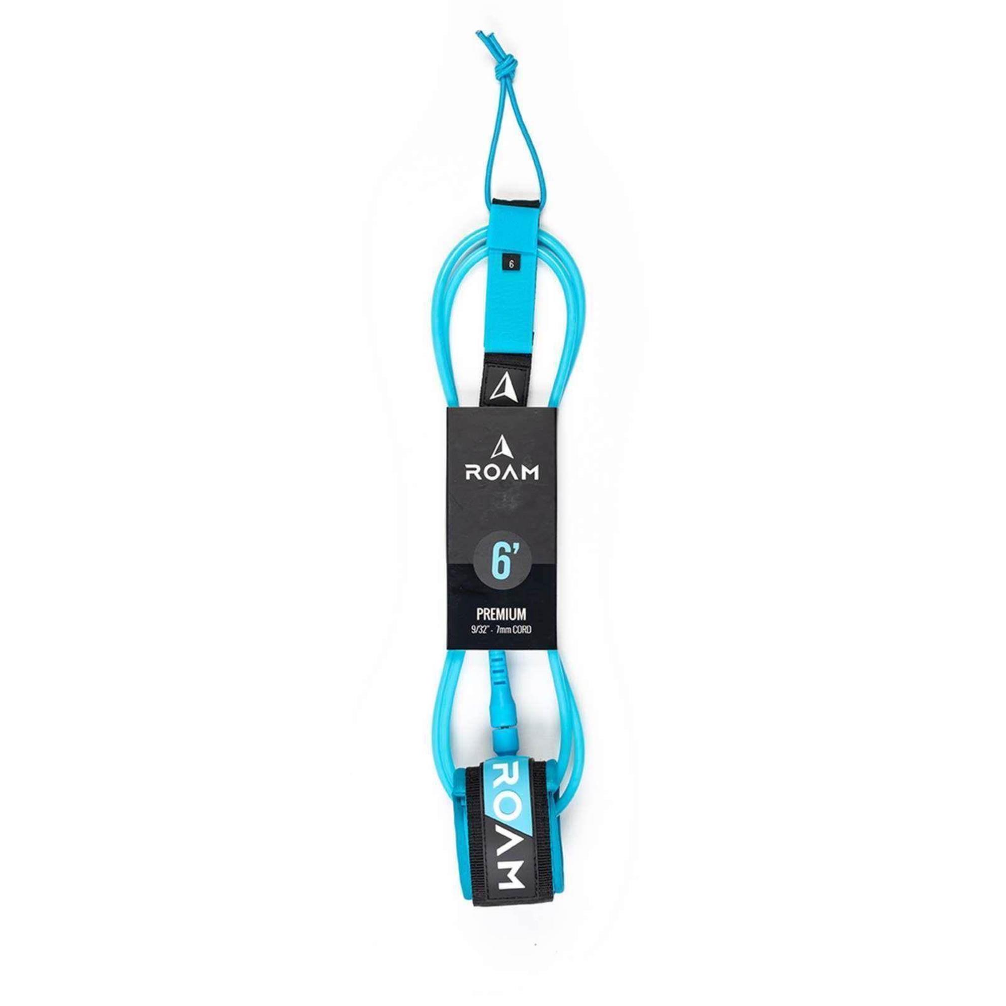 ROAM Surfboard Leash Premium 6.0 183cm 7mm Blau 