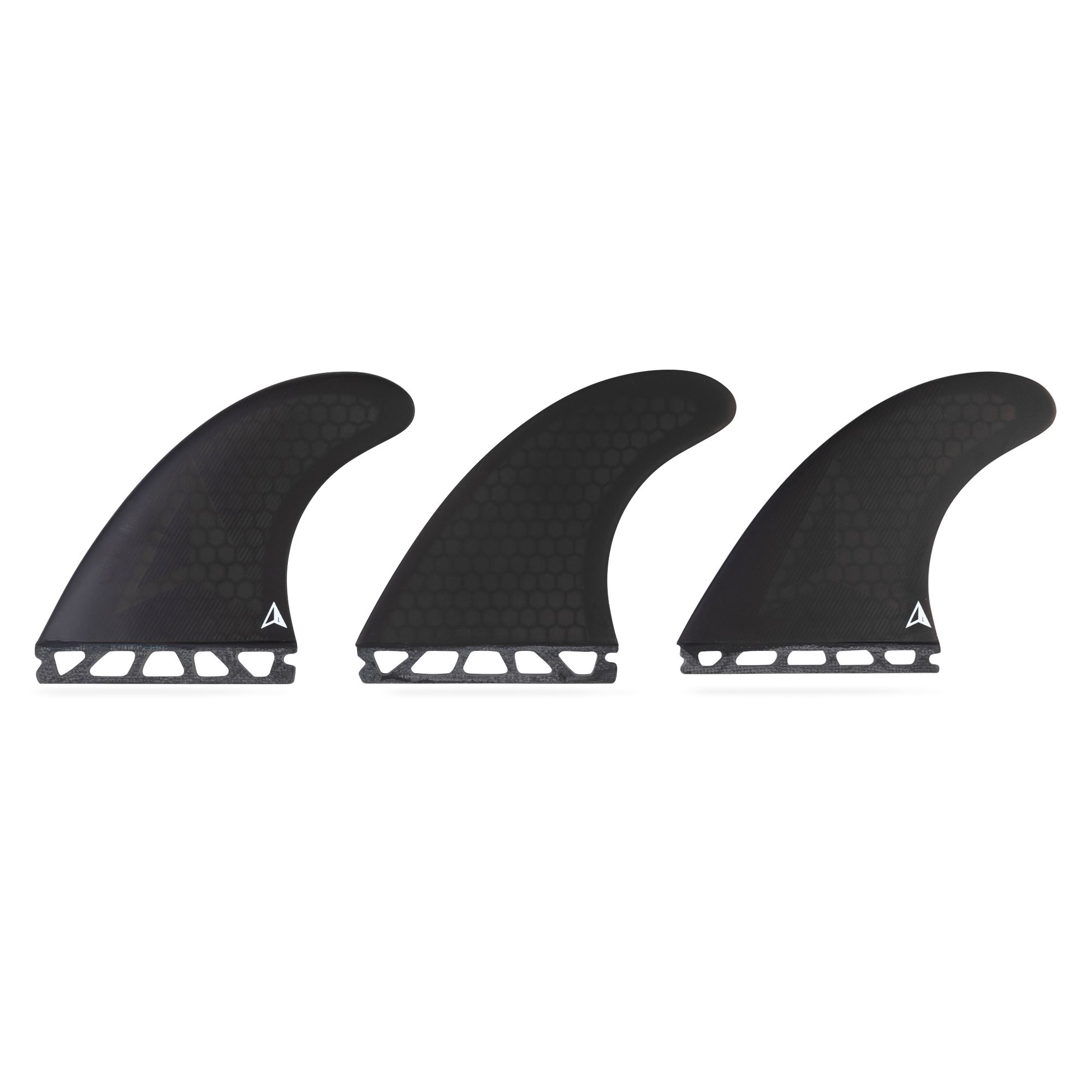 ROAM Thruster Fin Set Allround Large one tab Schw 