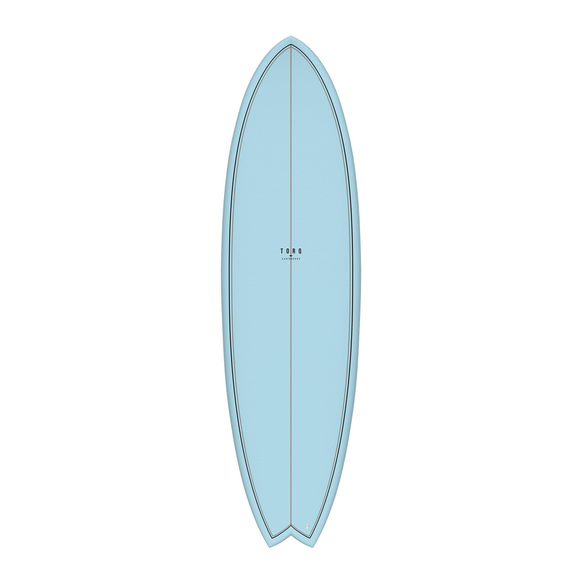 Surfboard TORQ TET 6.6 MOD Fish CC Blau