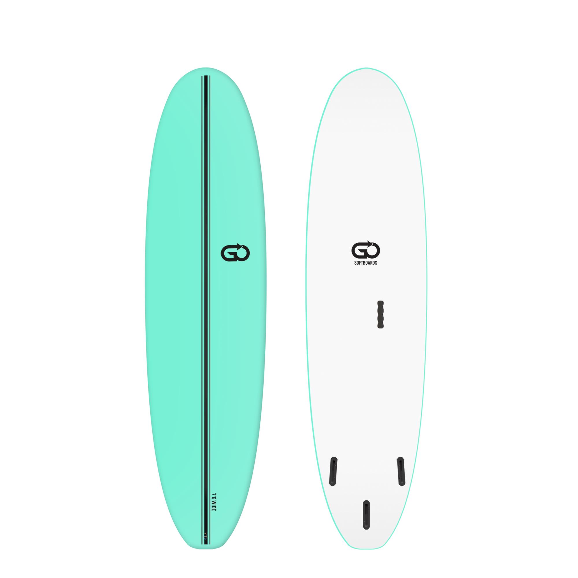 GO Softboard 7.6 Surf Range wide Soft Surfboard Gr 