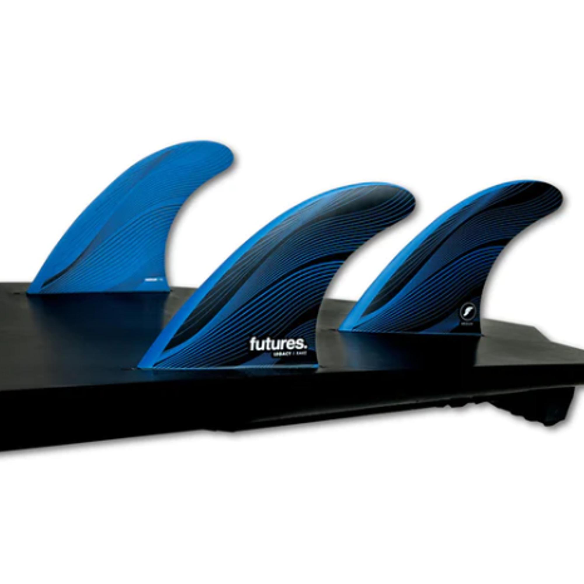 FUTURES Thruster Fin Set R6 Legacy Rake M 