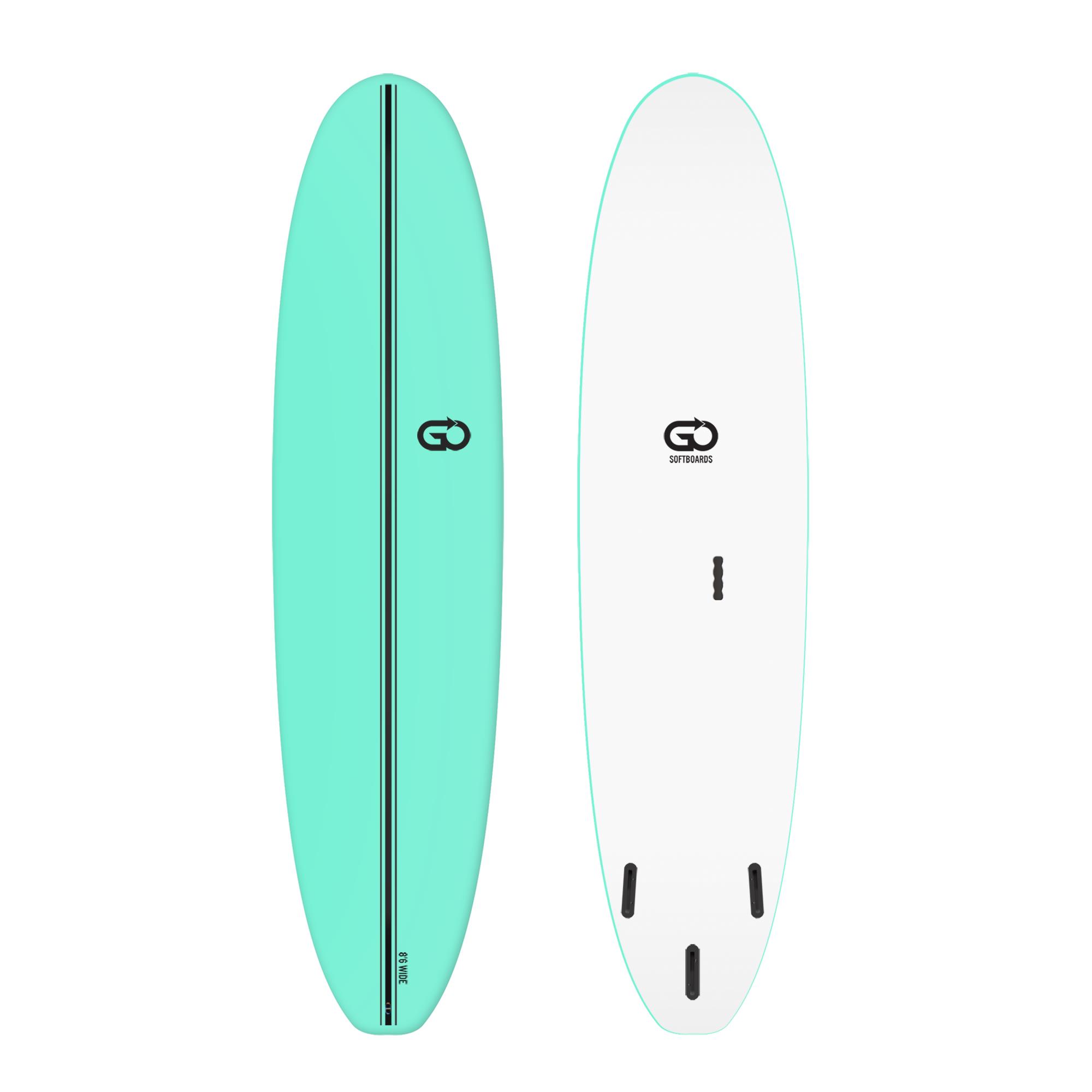 GO Softboard 8.6 Surf Range wide Soft Surfboard Gr 