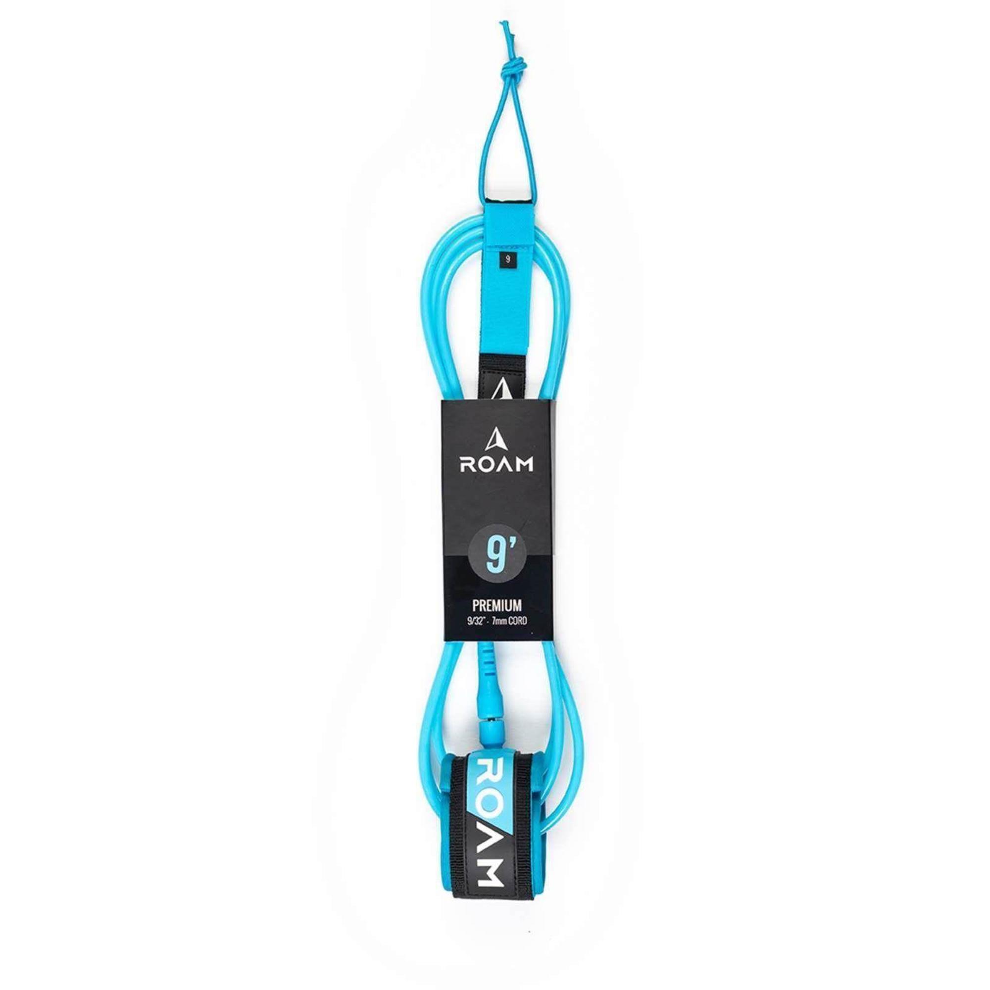 ROAM Surfboard Leash Premium 9.0 274cm 7mm Blue 