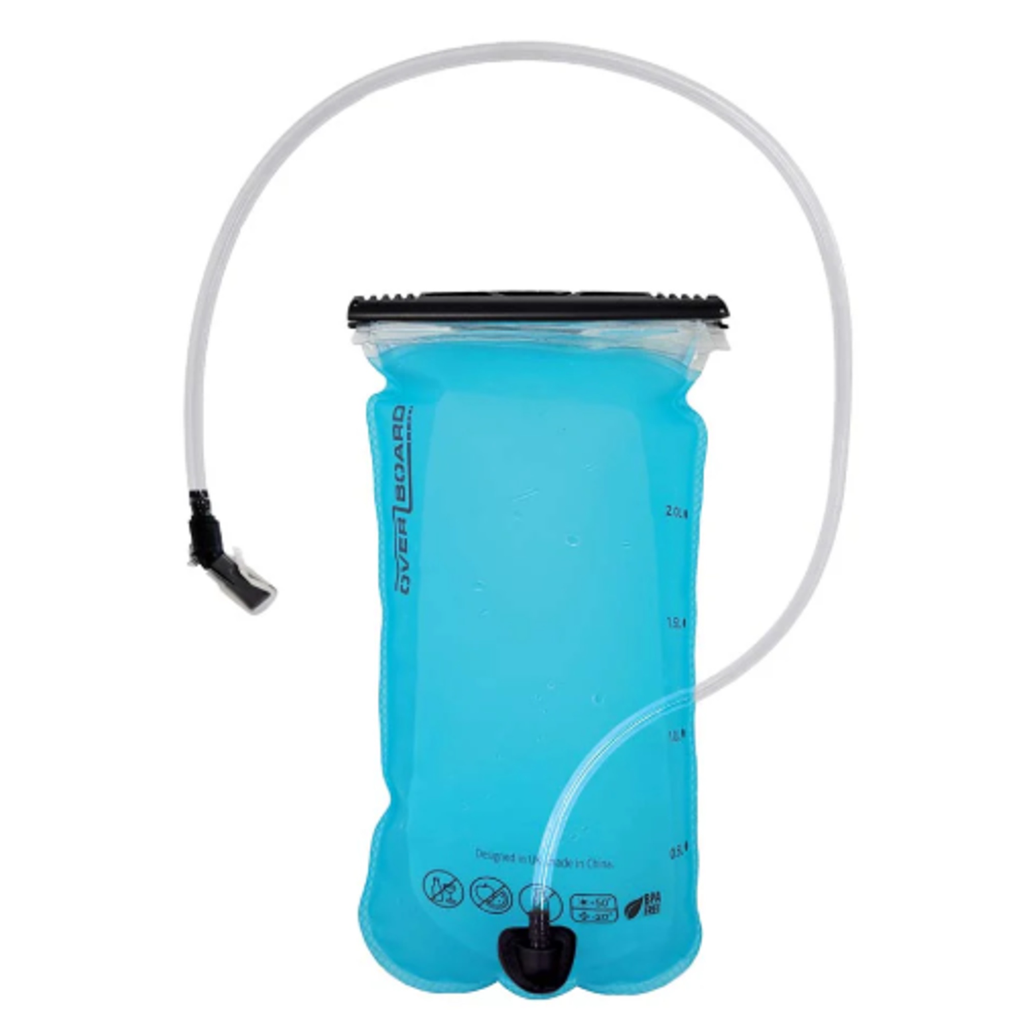 OverBoard Trinkbeutel mit Schlauch 2 Liter OB1247