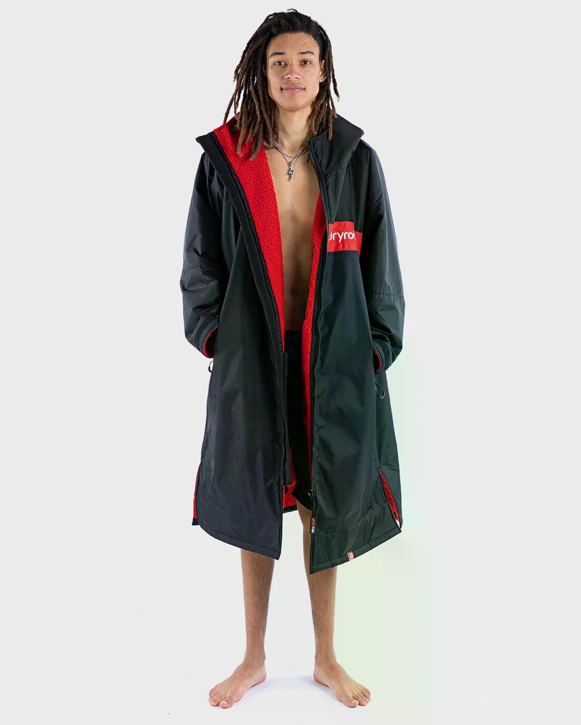DRYROBE Advance Long Sleeve L Black Red REMIX Waterproof Outdoor Changing Robe
