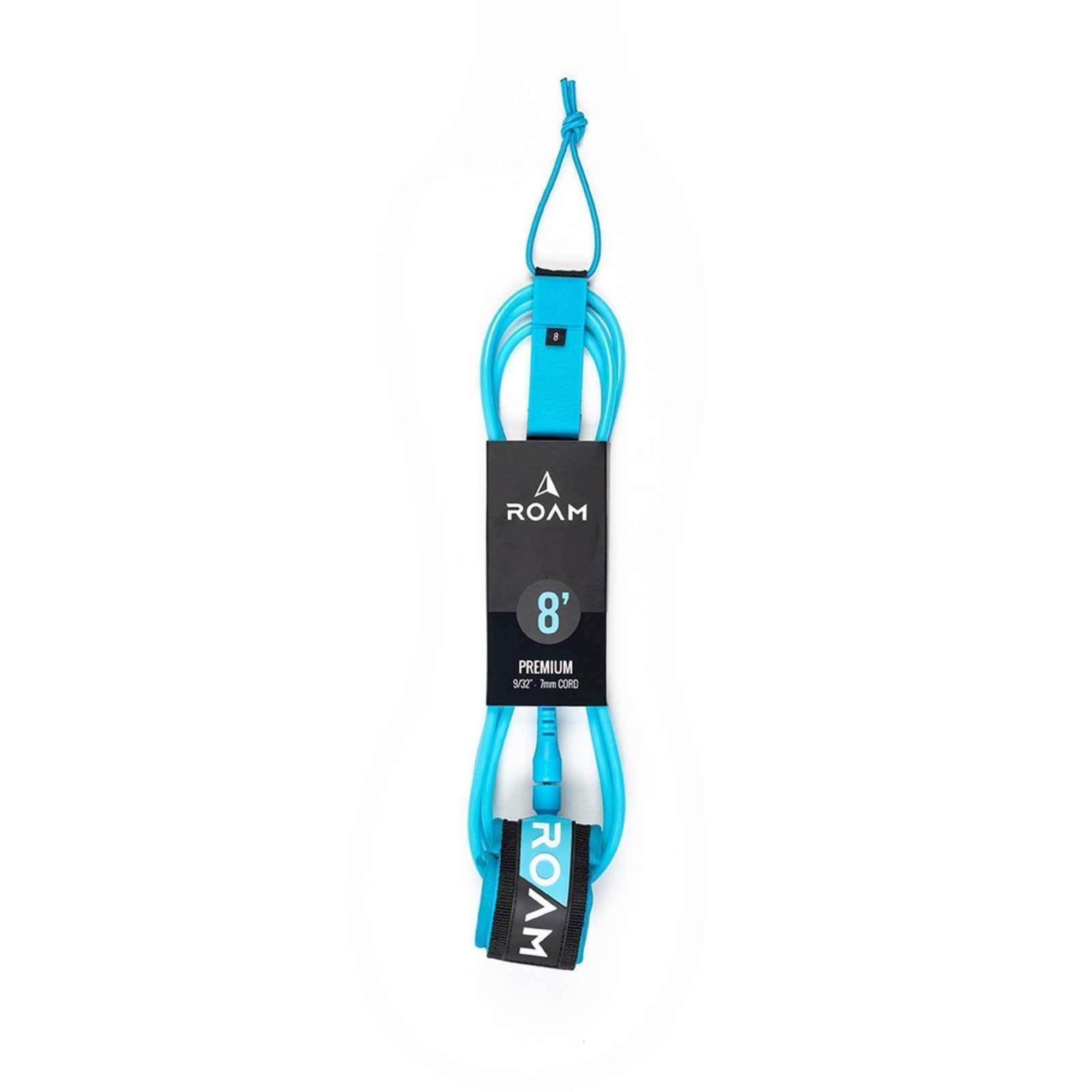 ROAM Surfboard Leash Premium 8.0 244cm 7mm Blue 