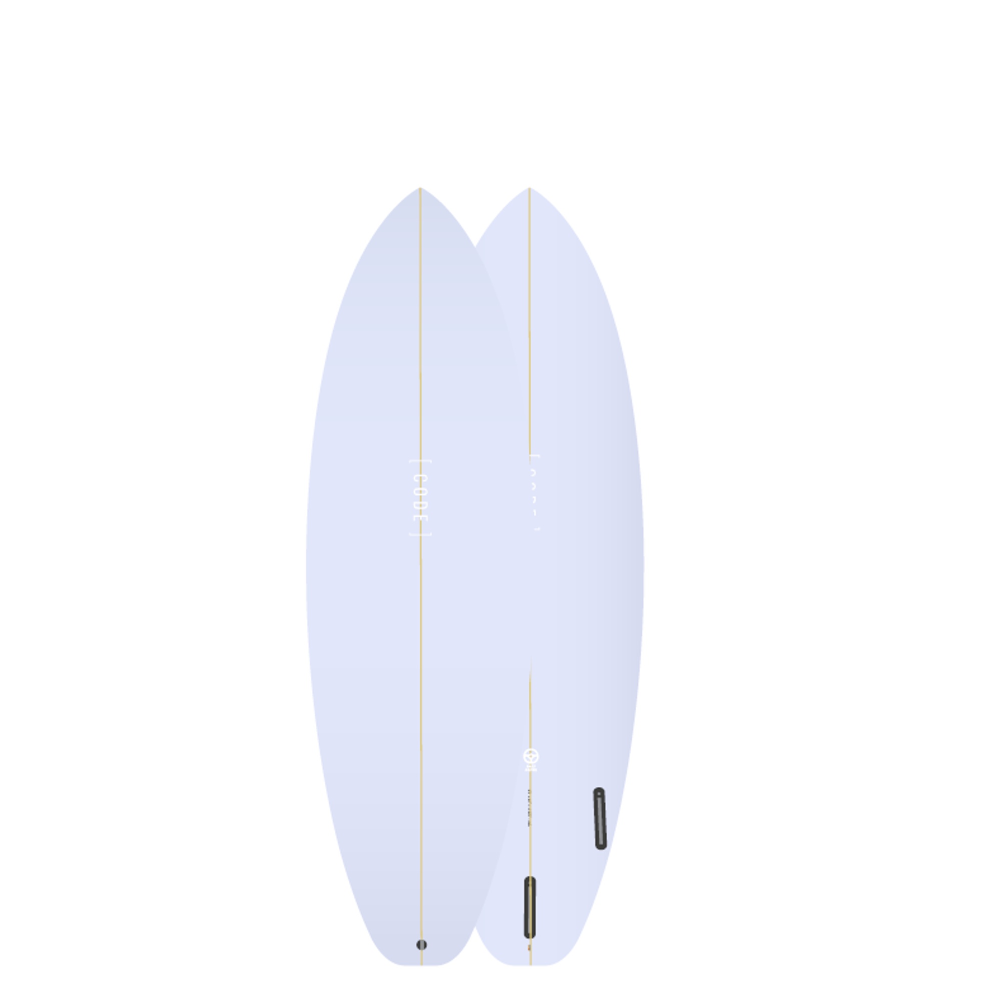 Surfboard CODE Polyester 6.0 Daily Driver Violett