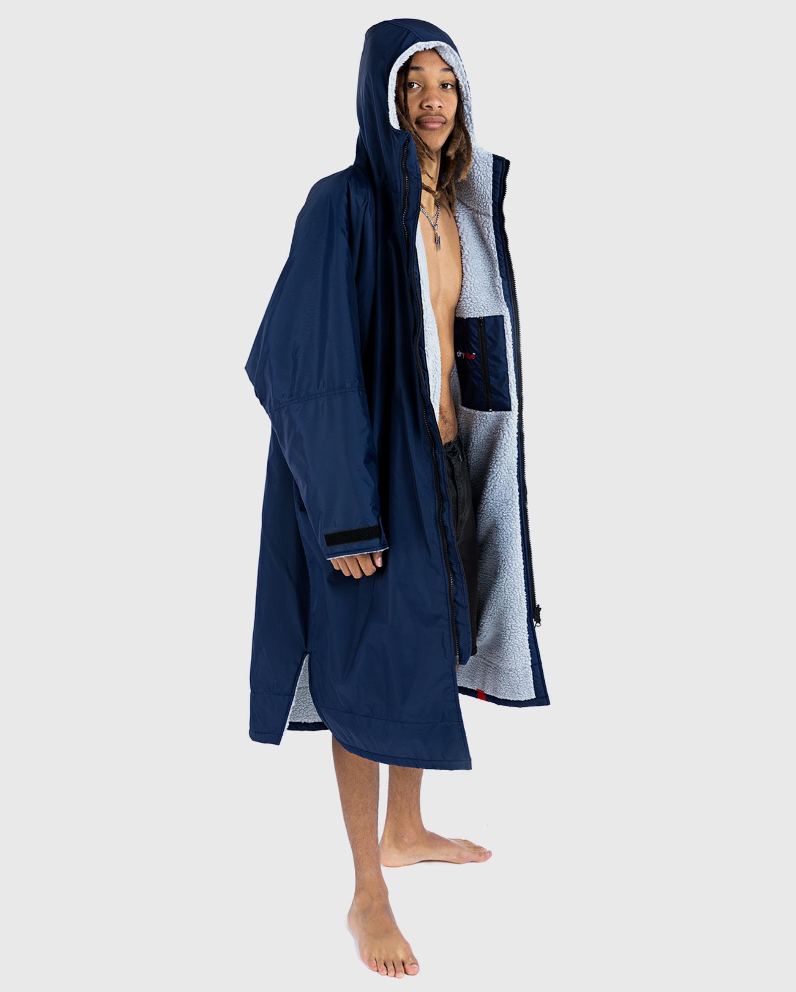 DRYROBE Advance Long Sleeve L Navy Grey Waterproof Outdoor Changing Robe