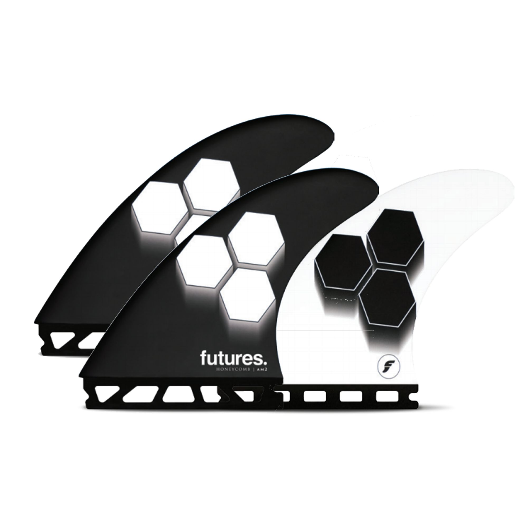 FUTURES Thruster Fin Set AM2 Al Merrick Honeycomb 