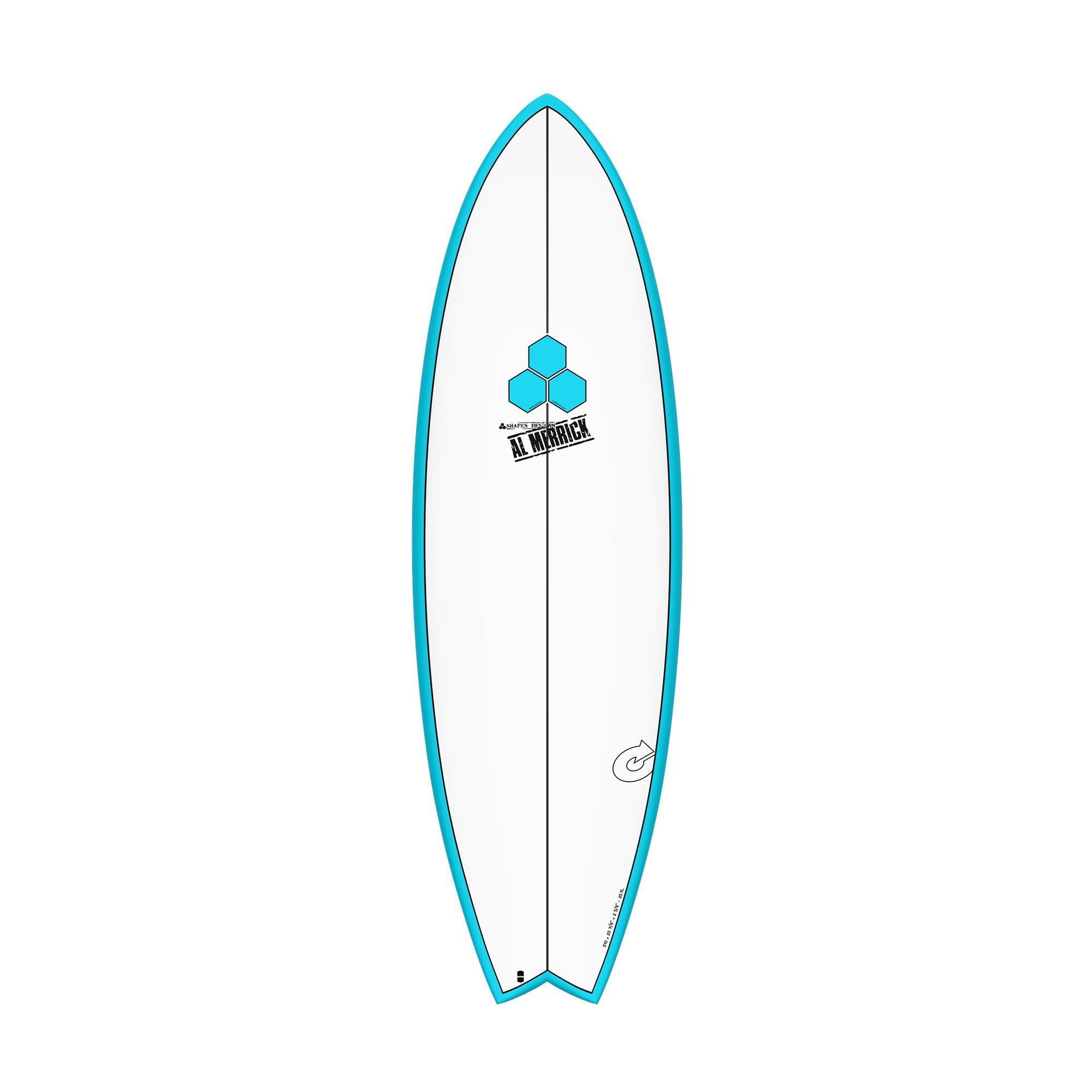 Surfboard CHANNEL ISLANDS X-lite PodMod 5.6 Blue Verkauf nur an autorisierte Channel Islands Dealer