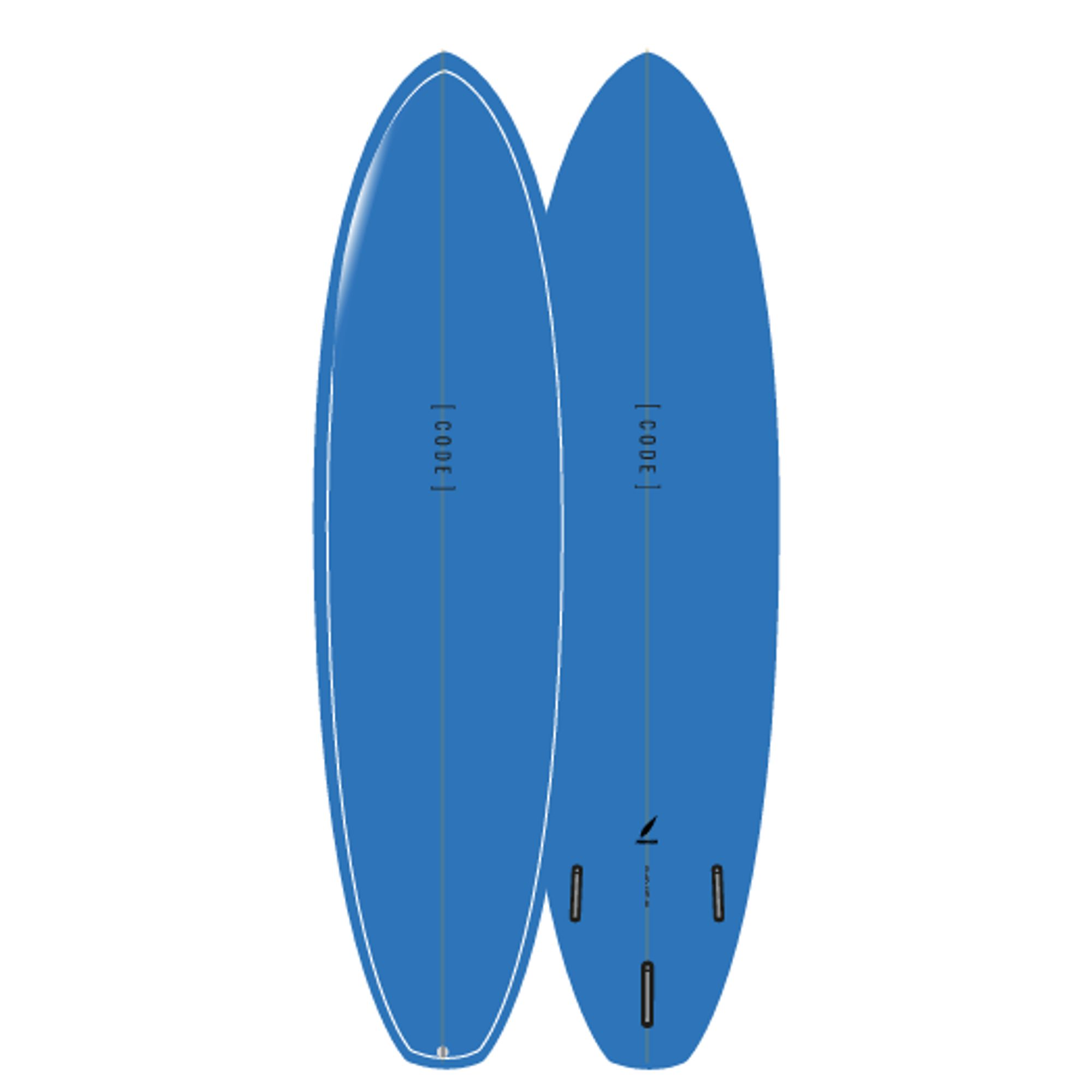 Surfboard CODE Polyester Pegerine 8.0 Blue Tint Polish - FOR PRE-ORDER CUSTOMERS ONLY