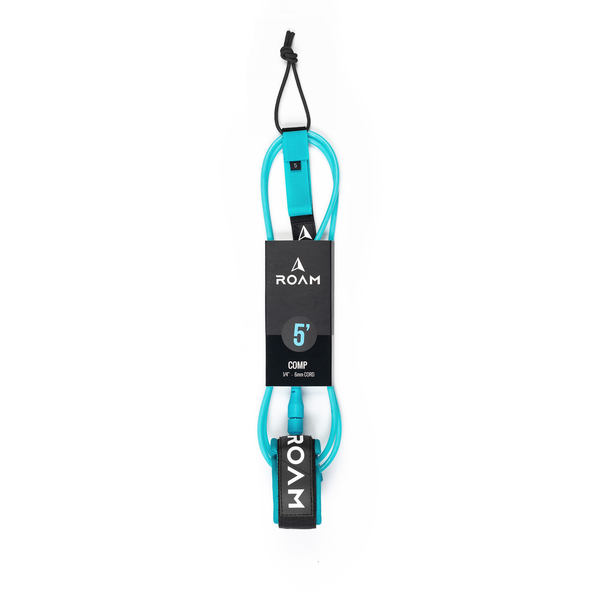 ROAM Surfboard Leash Comp 5.0 152cm 6mm Dark Teal