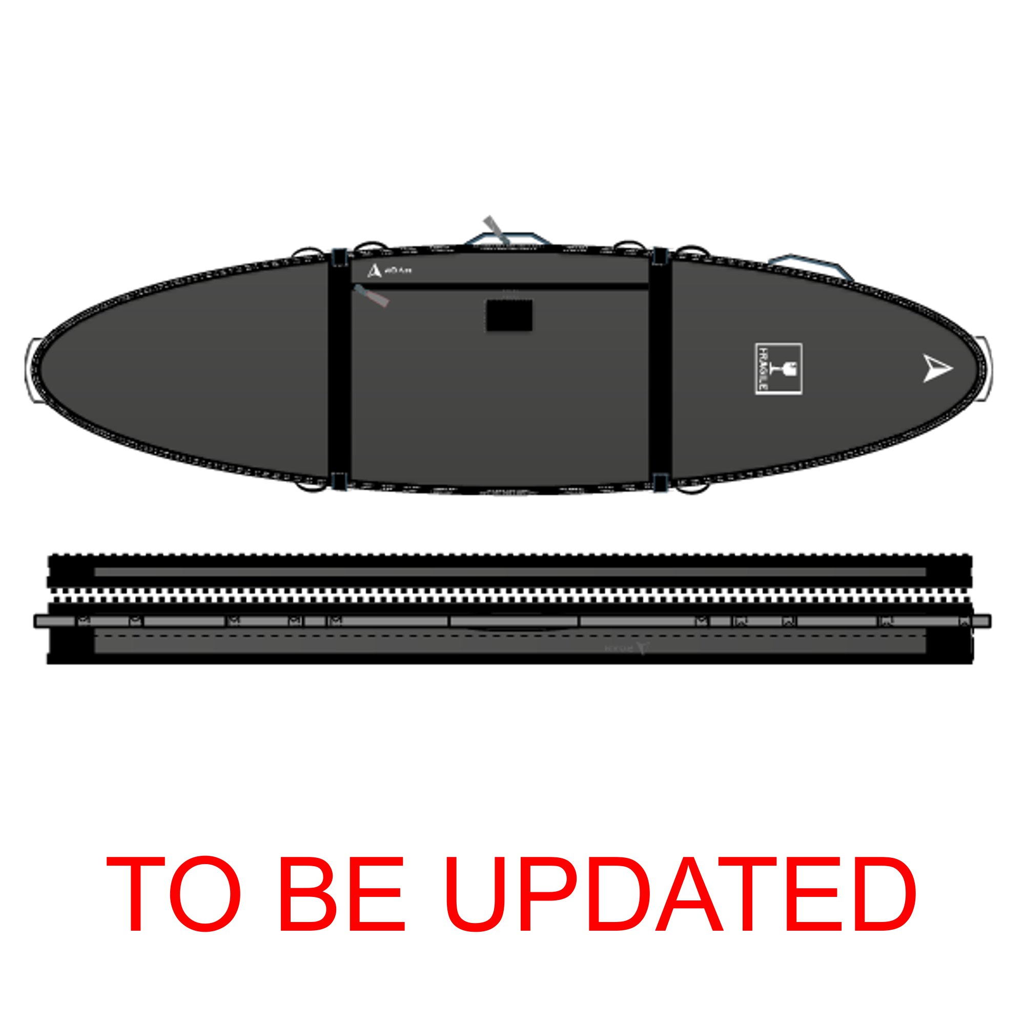 ROAM Boardbag Surfboard Converter Coffin 6.6 