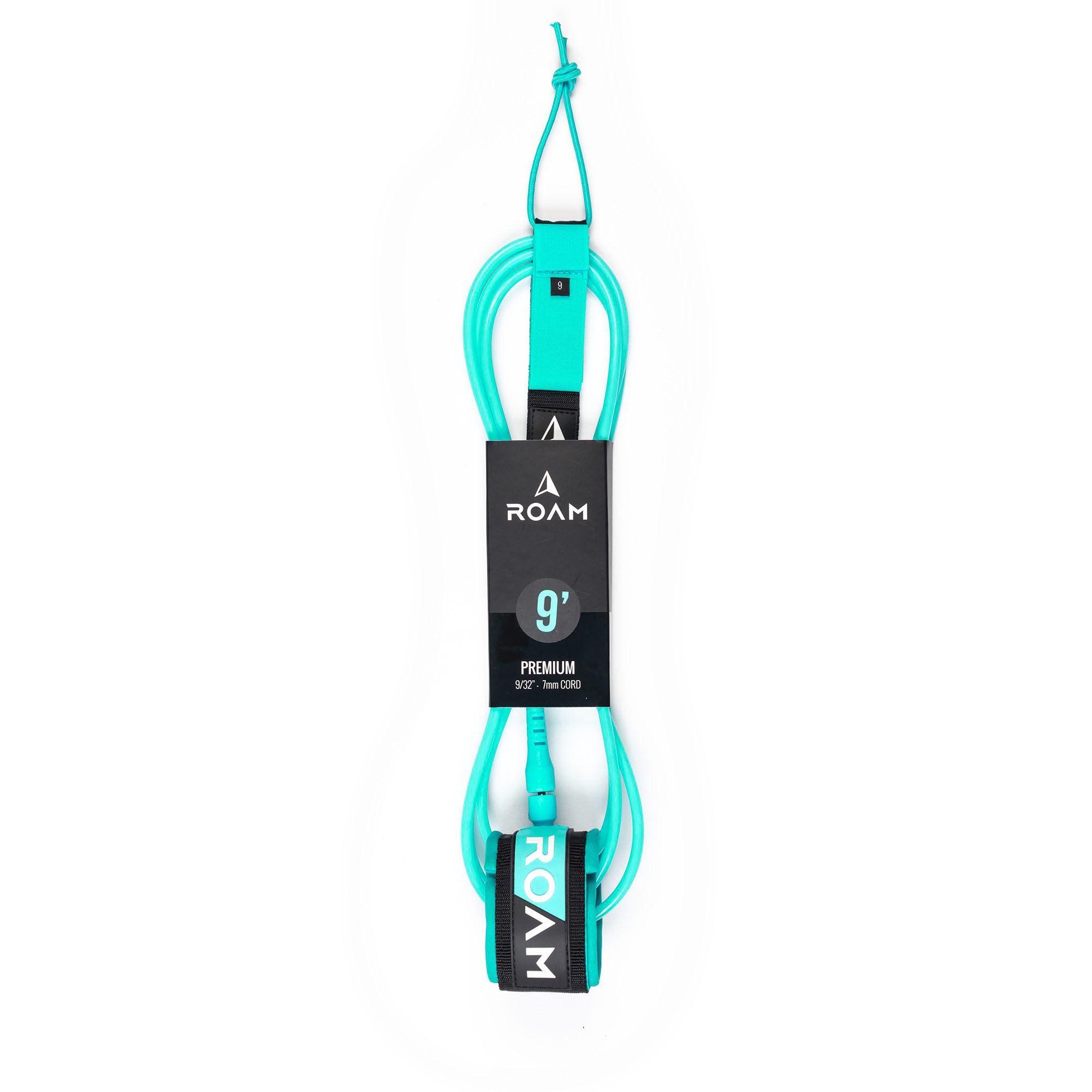 ROAM Surfboard Leash Premium 9.0 274cm 7mm green ROAM Surfboard Leash Premium 9.0 274cm 7mm green