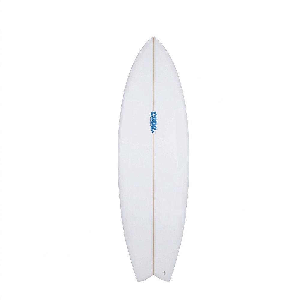 Surfboard CODE Epoxy Best Fish Forever 6.10 white - FOR PRE-ORDER CUSTOMERS ONLY