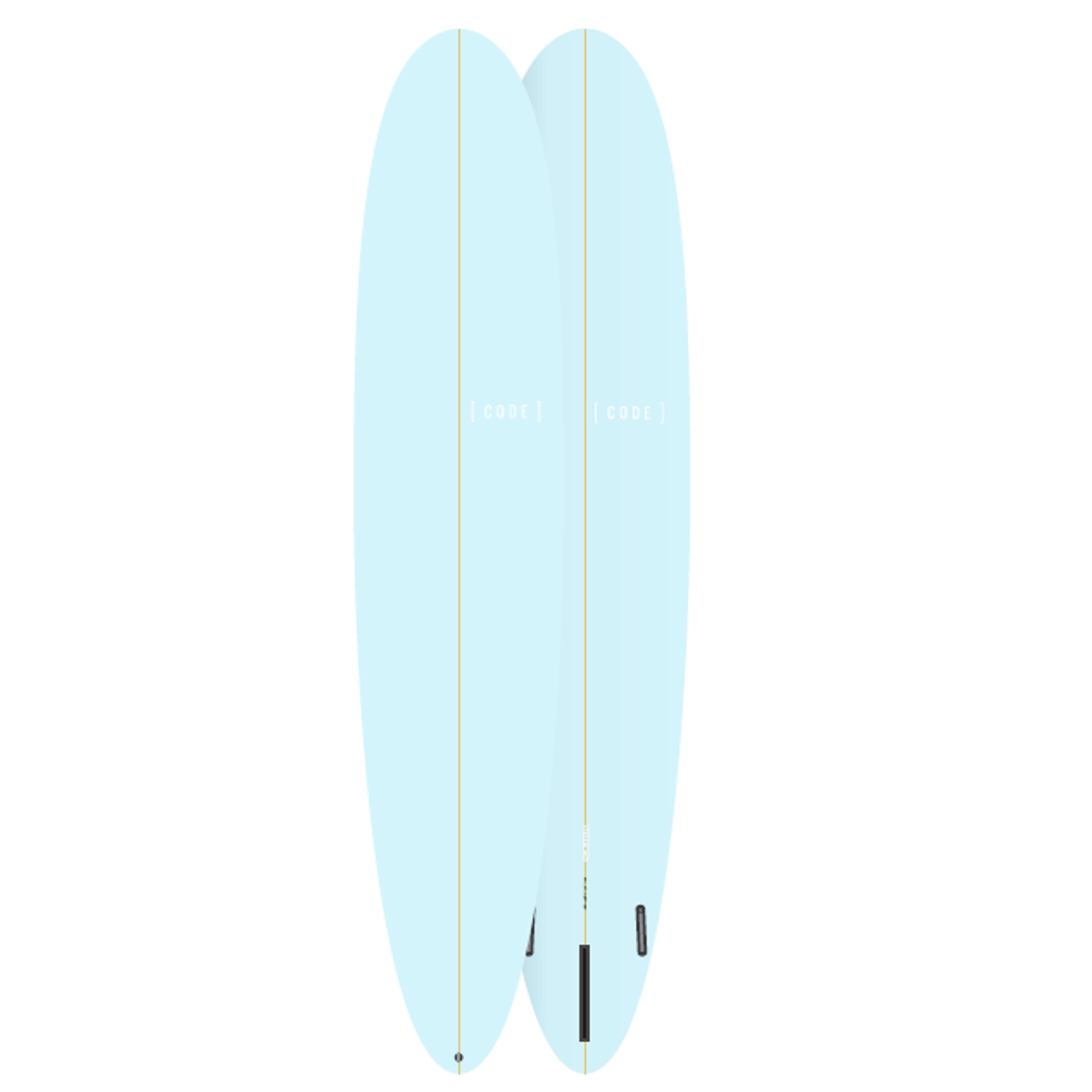 Surfboard CODE Polyester 9.0 Streamliner Long Blau