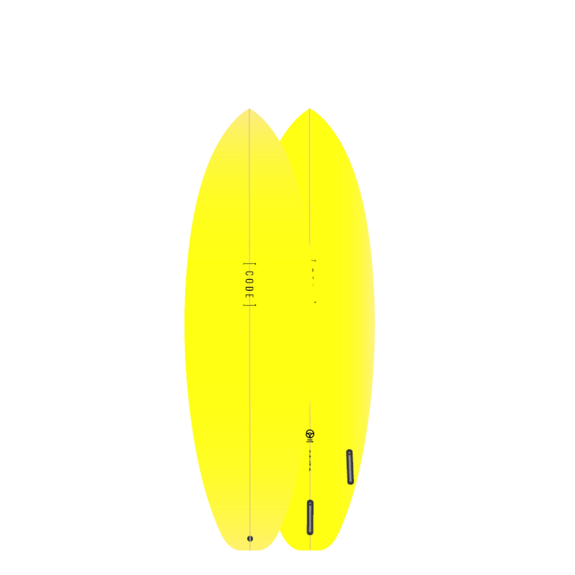 Surfboard CODE Polyester 6.0 Daily Driver Gelb