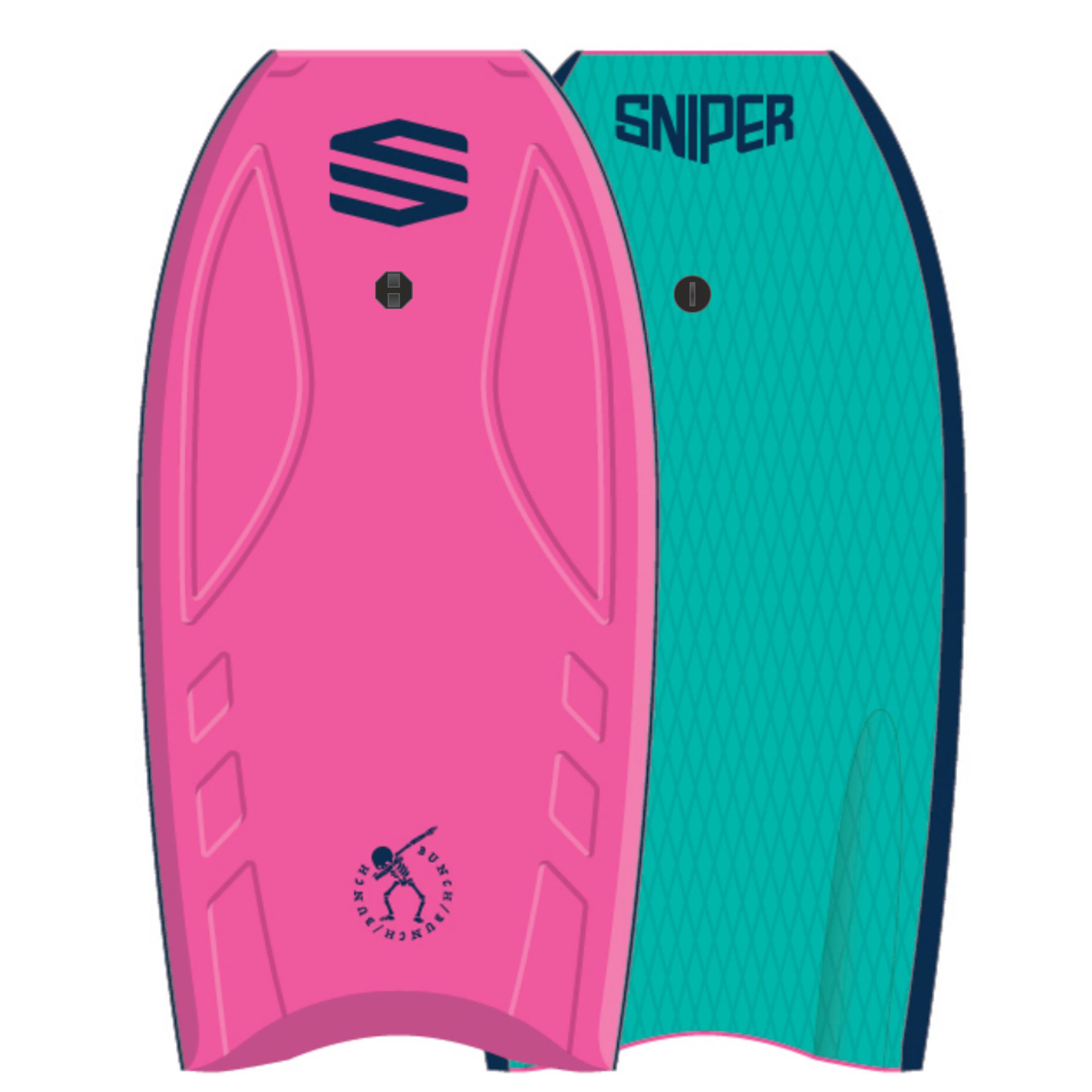 SNIPER Bodyboard Bunch II EPS Stringer 39 Pink Tea 