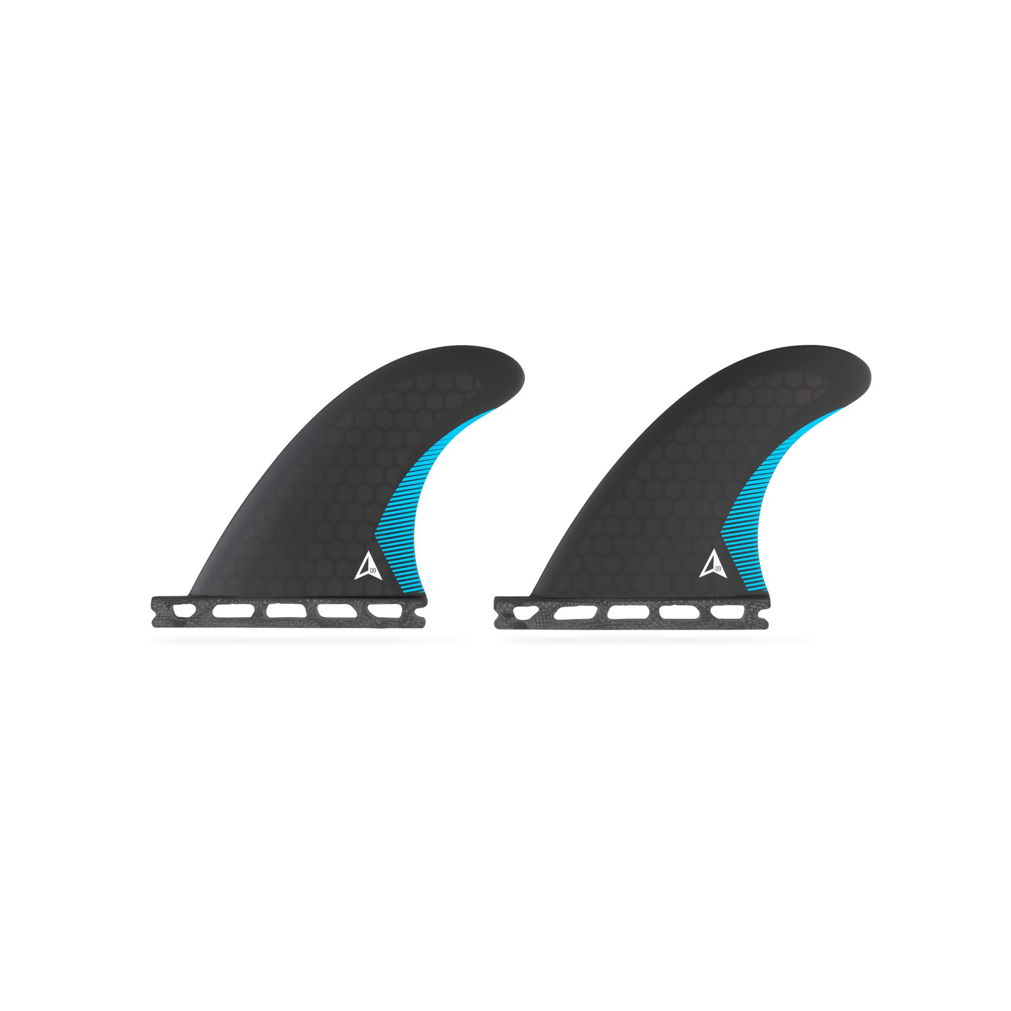 ROAM Quad Rear Fin Set Medium one tab black ROAM Quad Rear Fin Set Medium one tab black