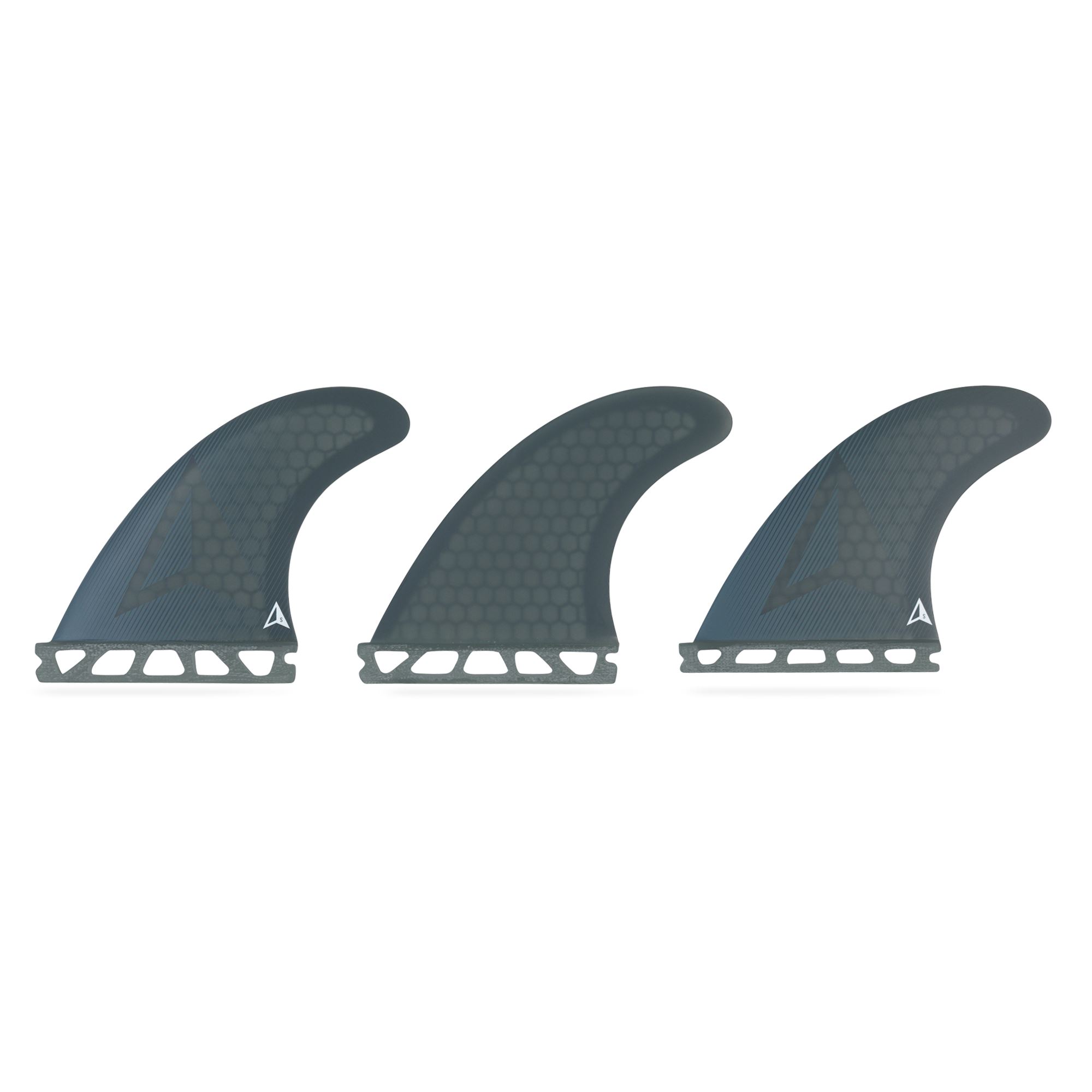 ROAM Thruster Fin Set Allround Small one tab Smoke 