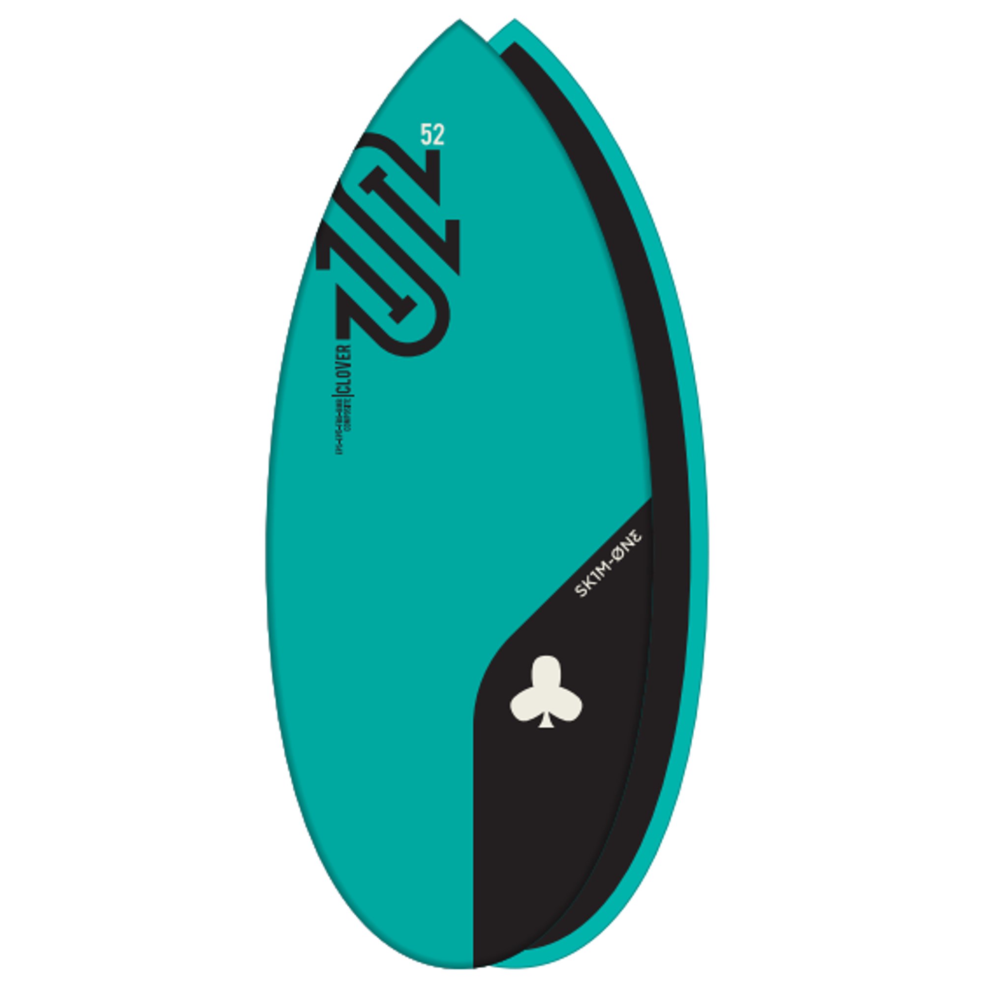 Skimboard SkimOne EPS Epoxy Bamboo CLOVER 52 Teal Skimboard SkimOne EPS Epoxy Bamboo CLOVER 52 Teal