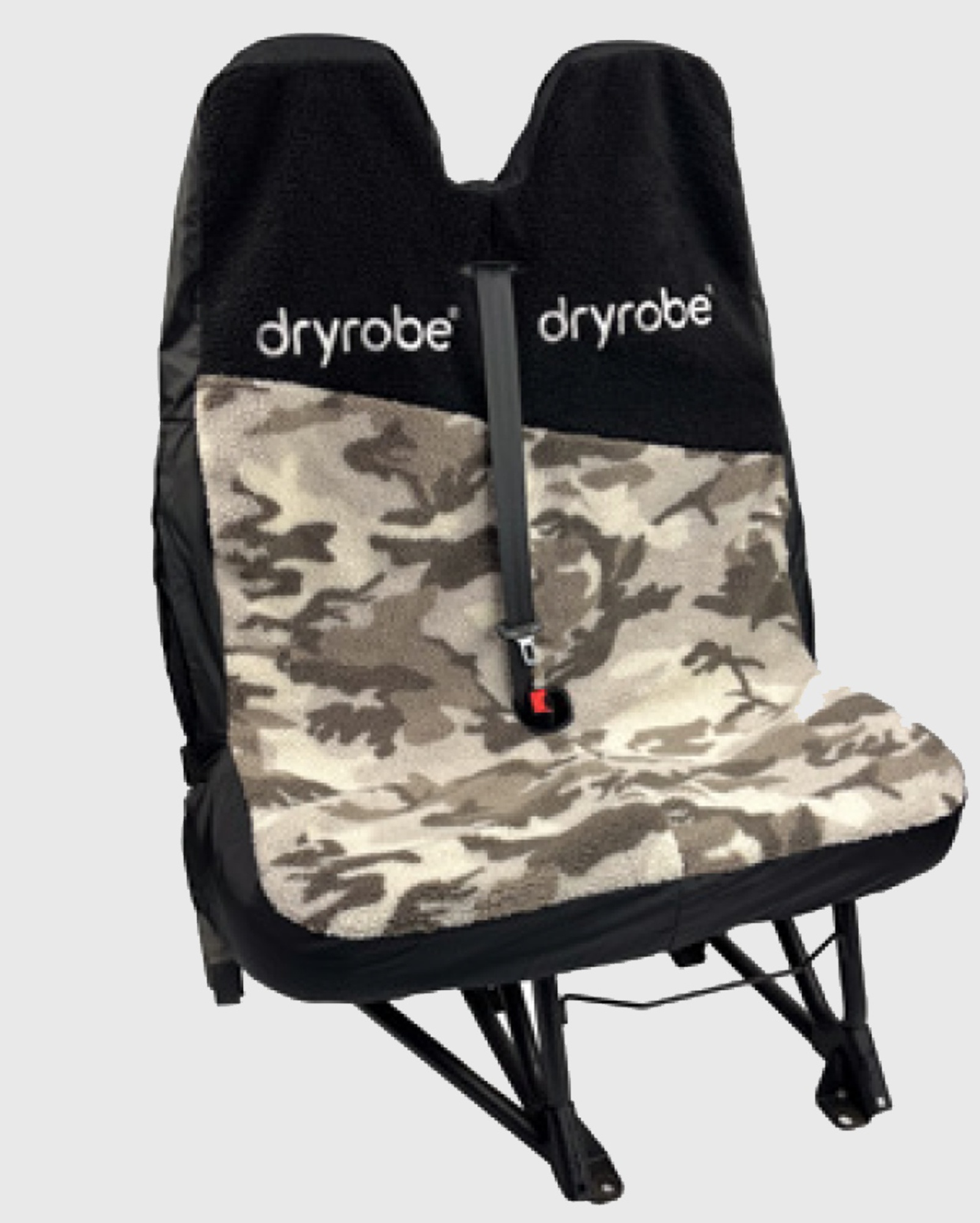 DRYROBE Auto Sitzbezug Doppelsitz Sand CamoSchwarz wasserabweisender Schonbezug