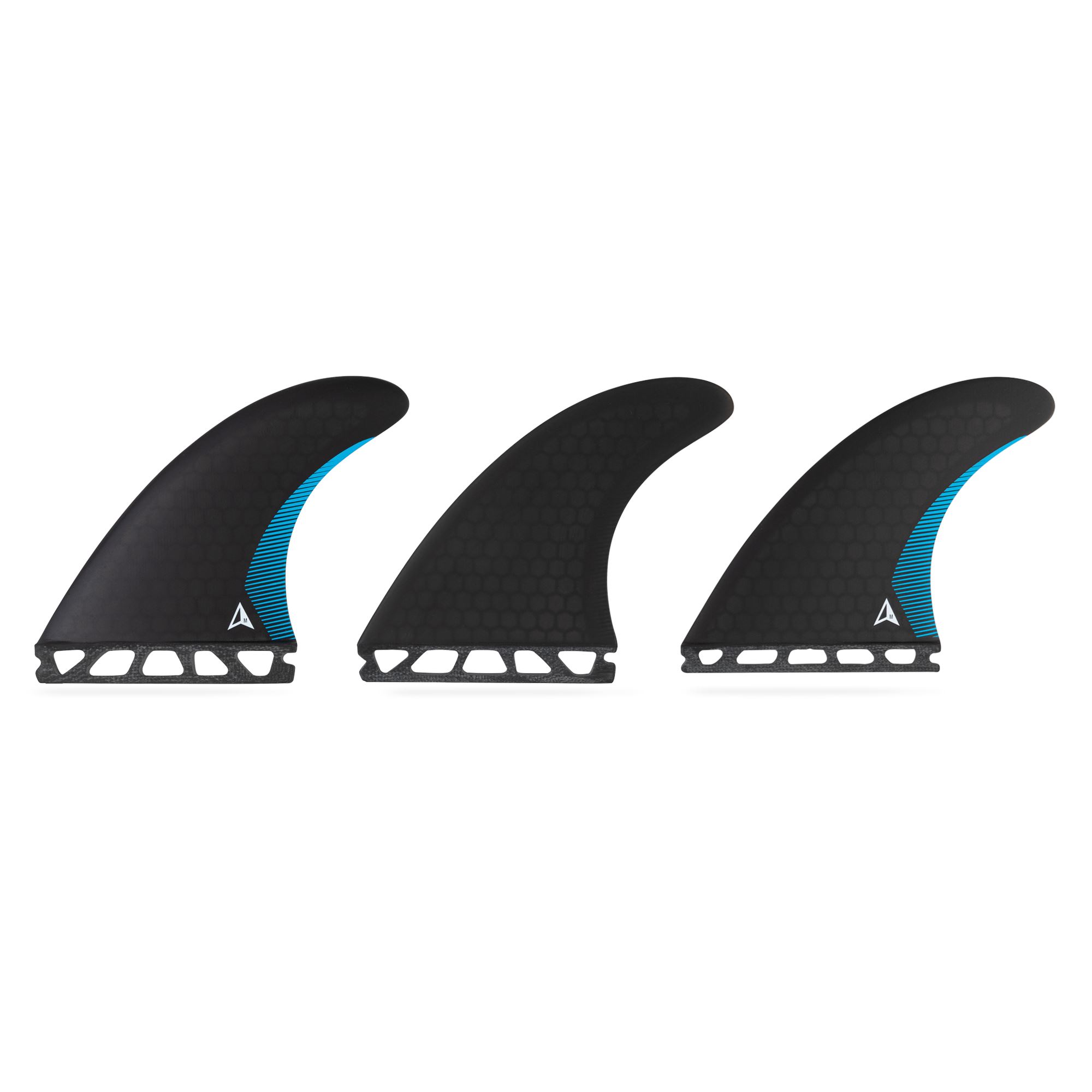 ROAM Thruster Fin Set Performer Med one tab black ROAM Thruster Fin Set Performer Med one tab black