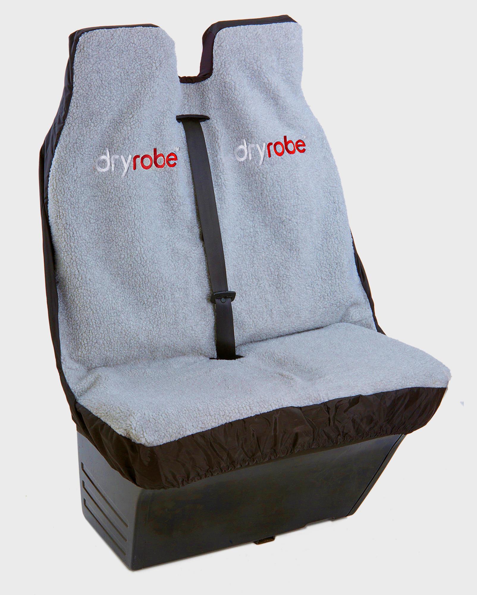 DRYROBE Auto Sitzbezug Doppelsitz Schwarz Grau wasserabweisender Schonbezug