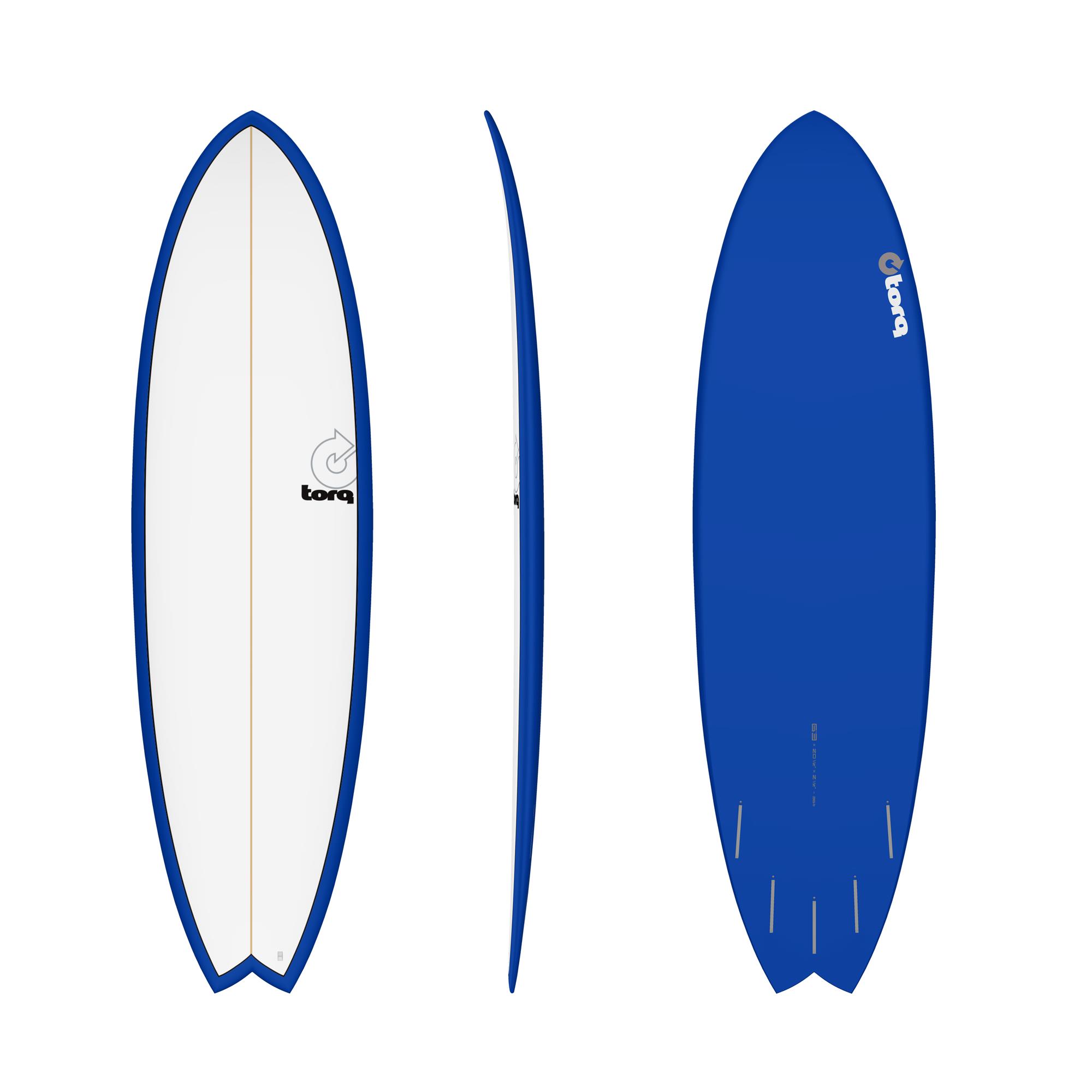 Surfboard TORQ Epoxy TET 6.3 MOD Fish Navy Pinl 