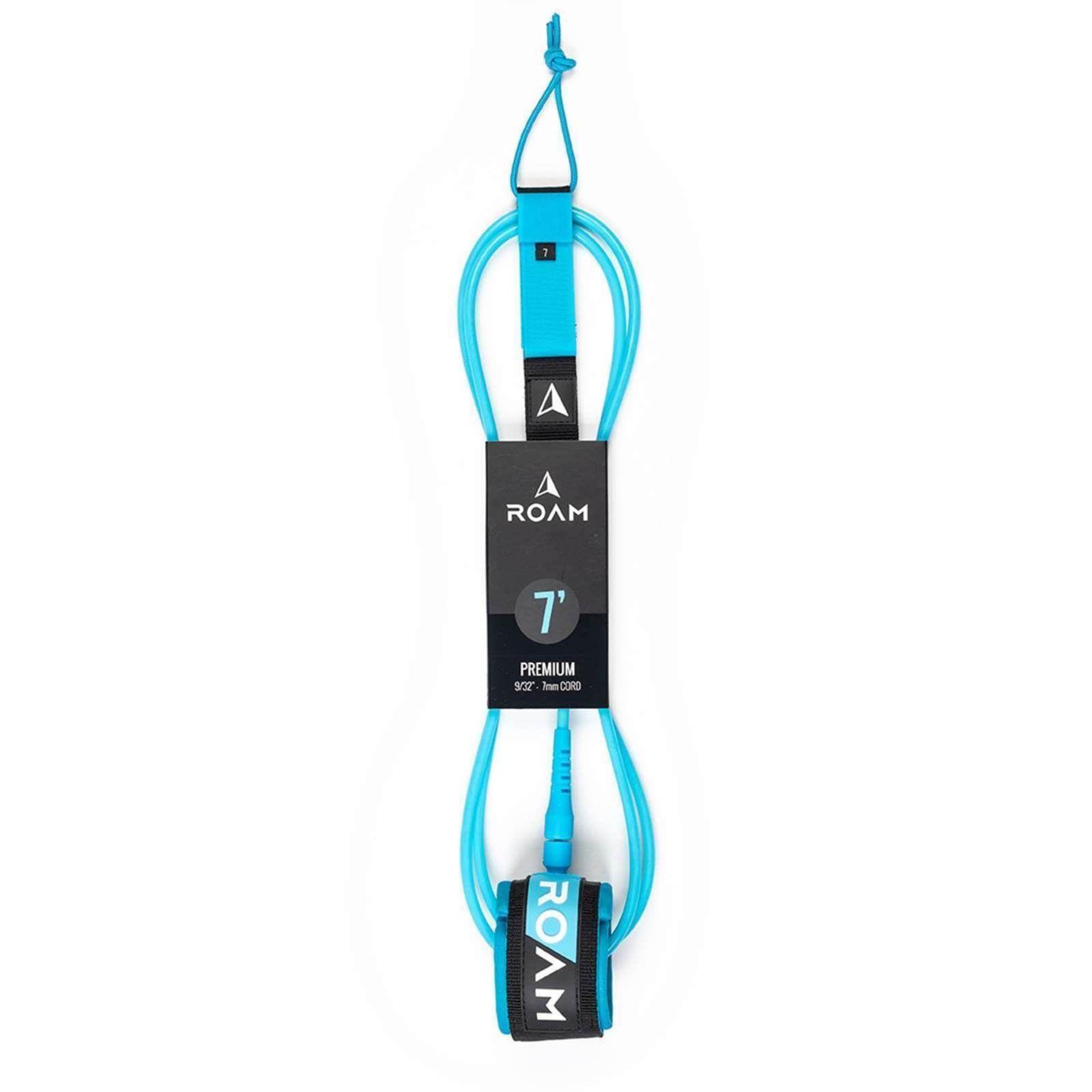 ROAM Surfboard Leash Premium 7.0 215cm 7mm blue 
