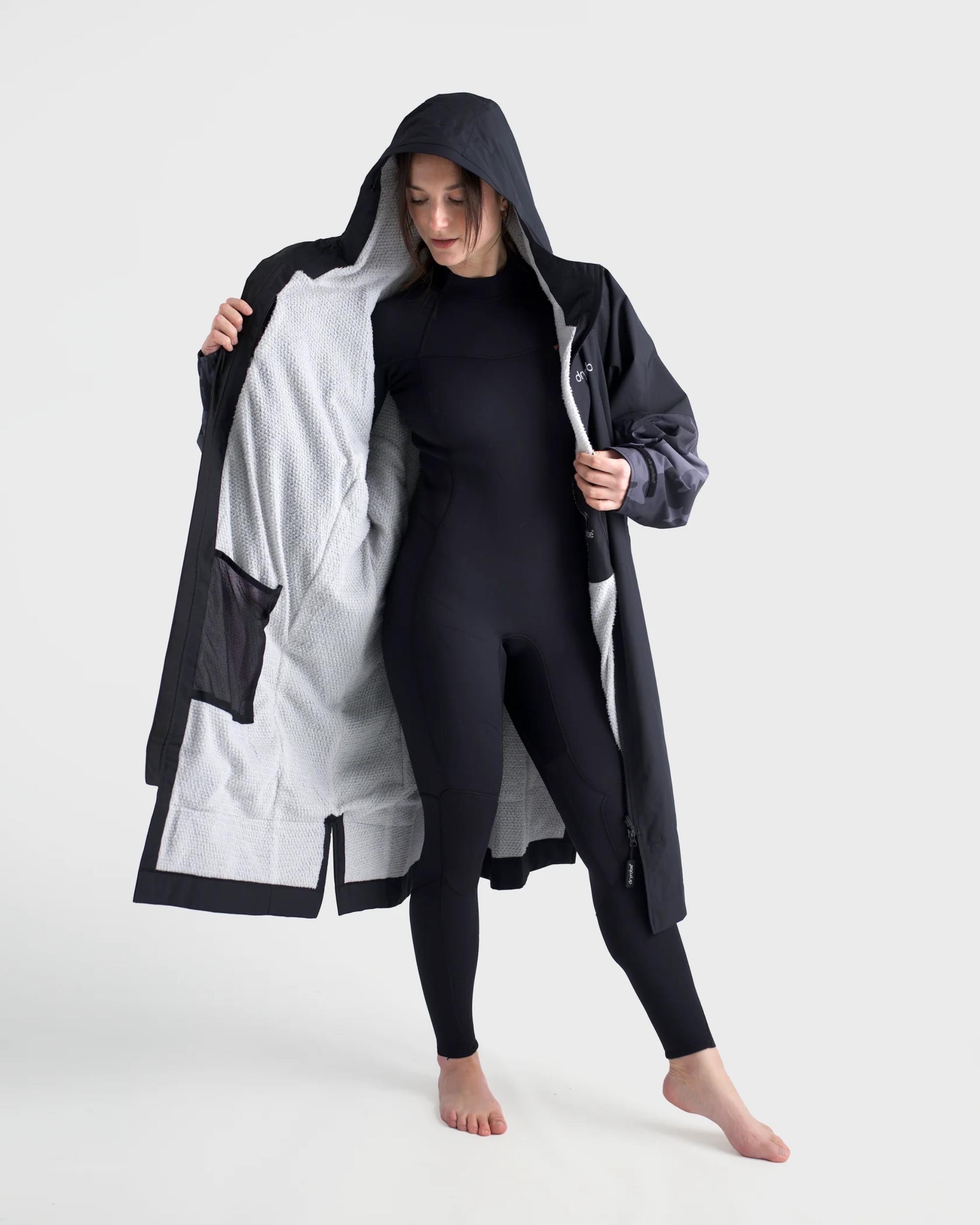 DRYROBE Tech-Lite Long Sleeve S Back Camo Waterproof Outdoor Changing Robe