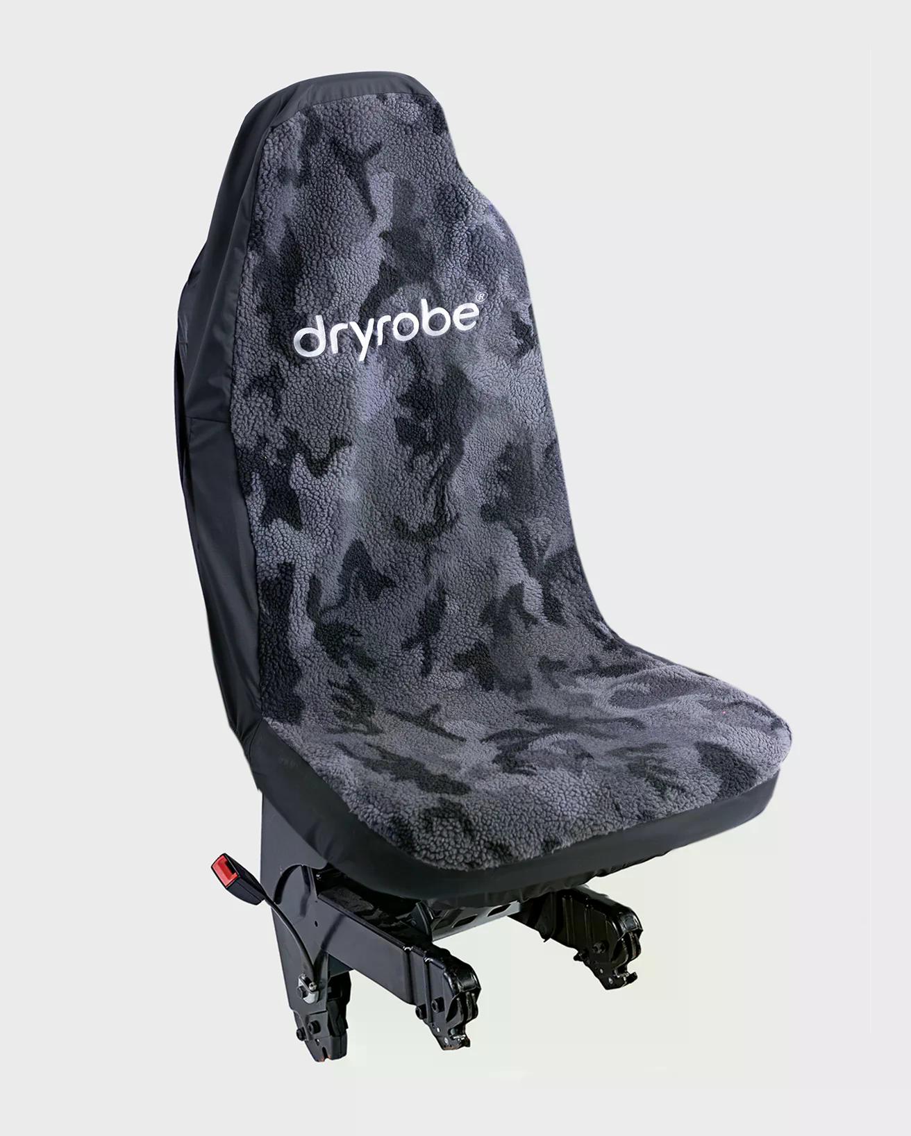 DRYROBE Auto Sitzbezug Einzelsitz Camo Schwarz wasserabweisender Schonbezug