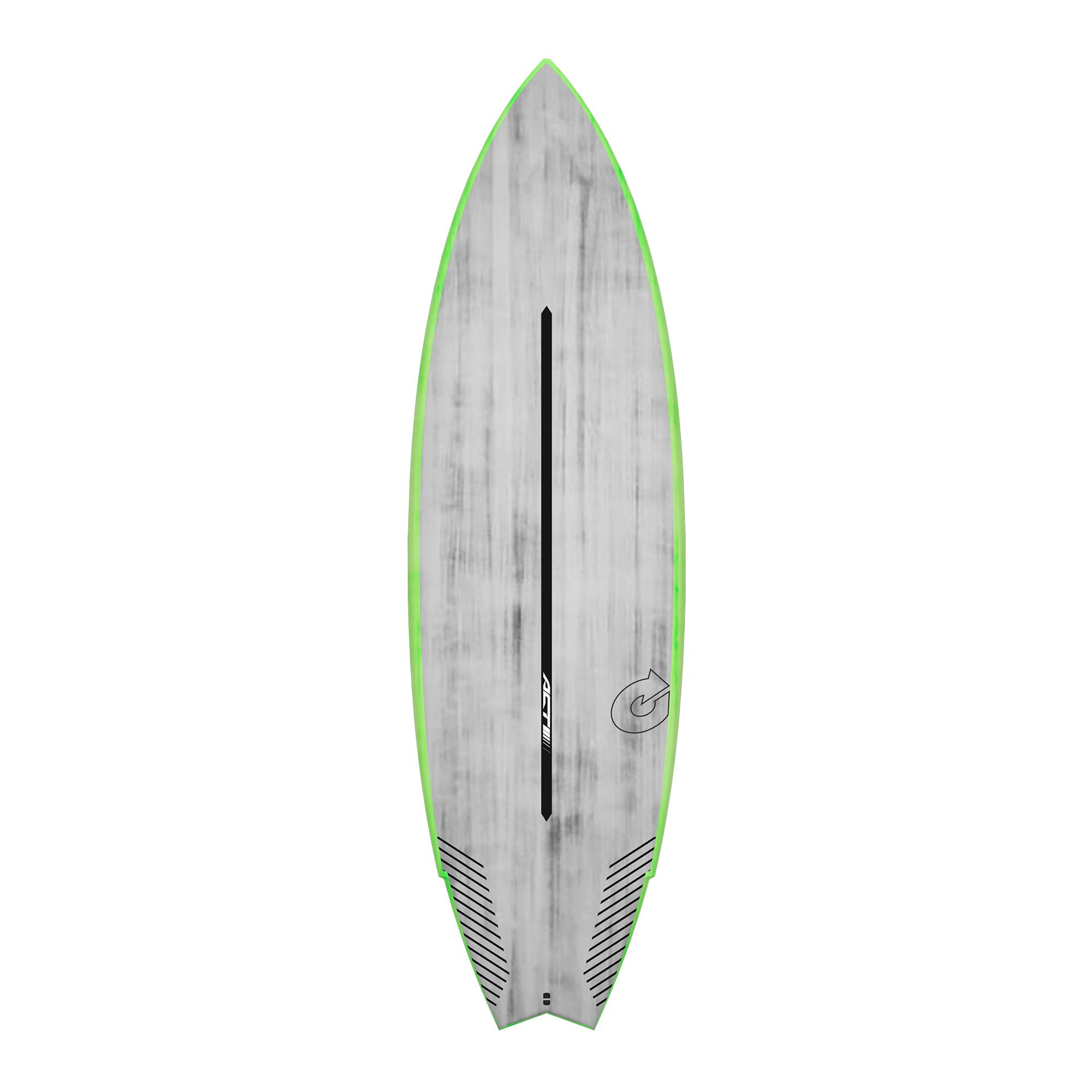 Surfboard TORQ ACT Prepreg Go-Kart 6.2 GreenRail 