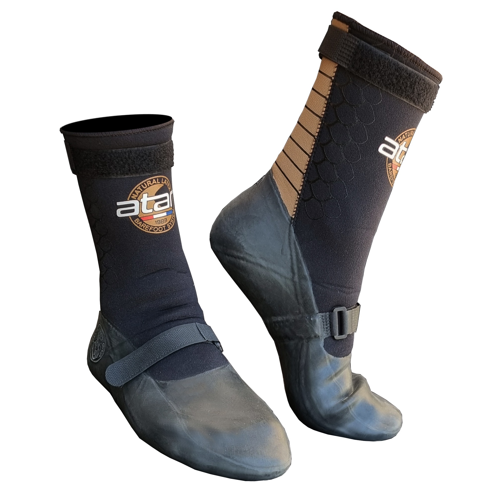 ATAN Wave Neopren Latex Schuh 3mm Gr 44-45 T4